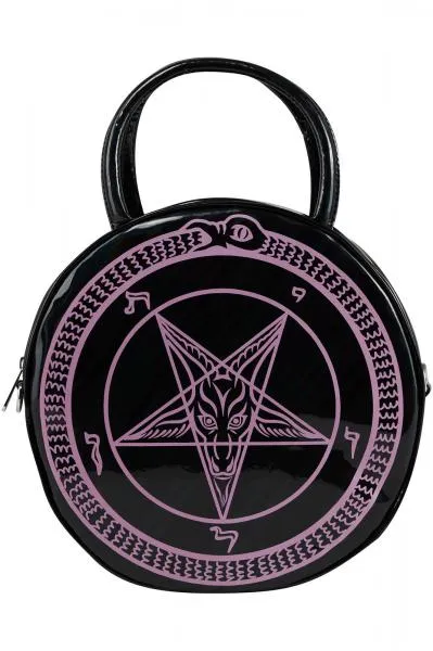 Baby Baphomet Handbag - Holographic Black