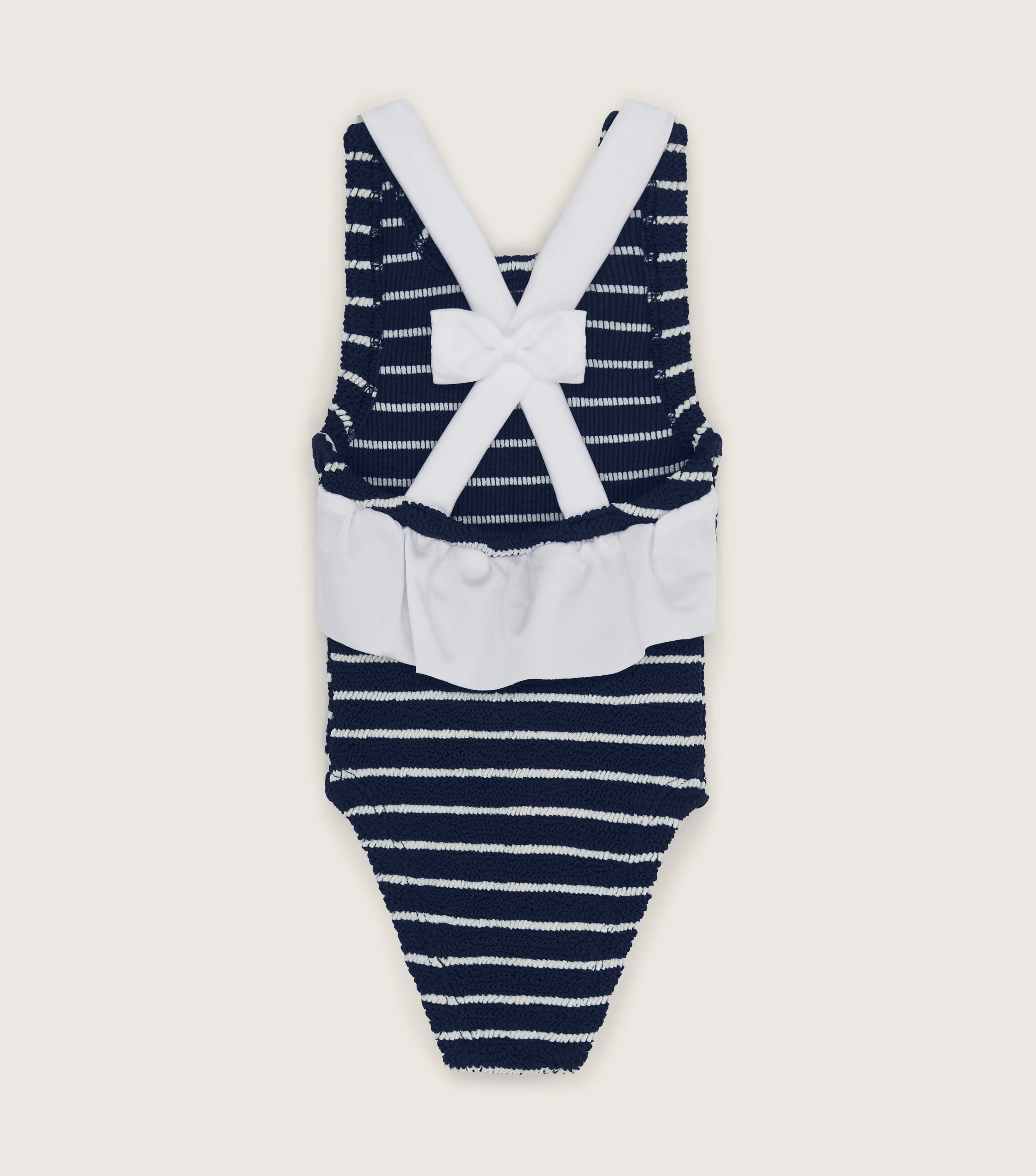 Baby Lara Swim - Navy/White Stripe