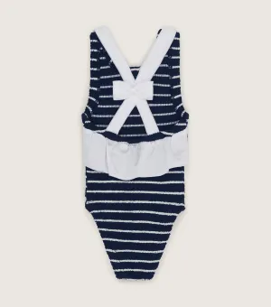 Baby Lara Swim - Navy/White Stripe