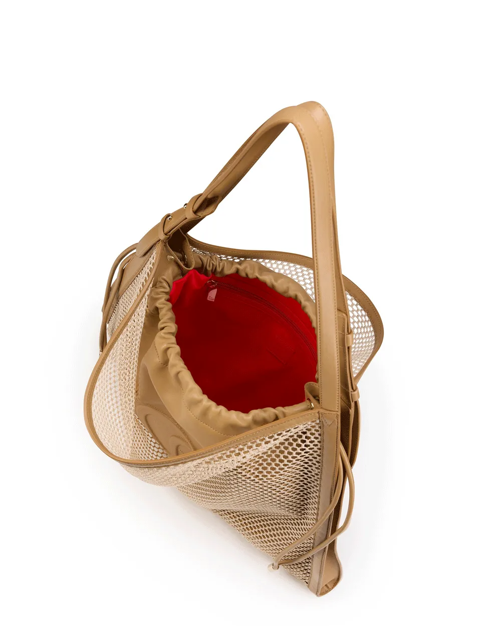 Baggy Fishnet Tote in Lionne