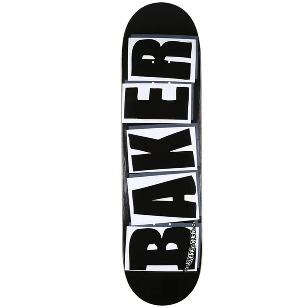 Baker Brand Logo Black White 8.475"