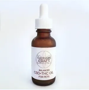 BALANCED 1:1 CBD   THC OIL FOR PETS