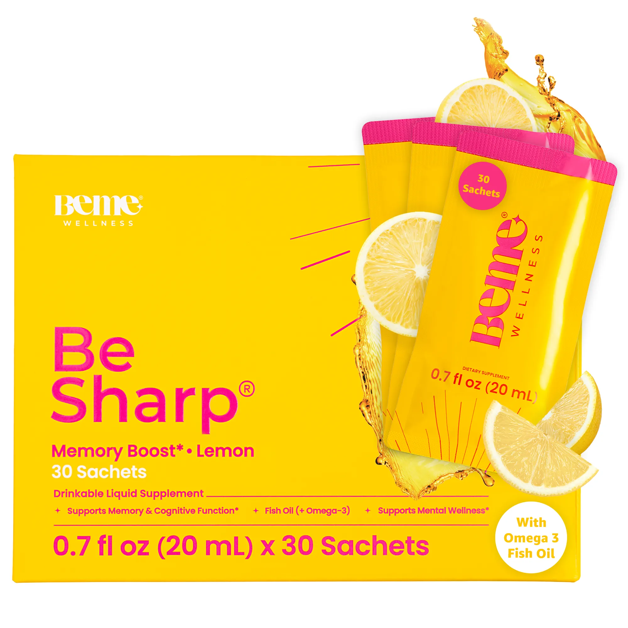 Be Sharp Omega 3 Brain Boost