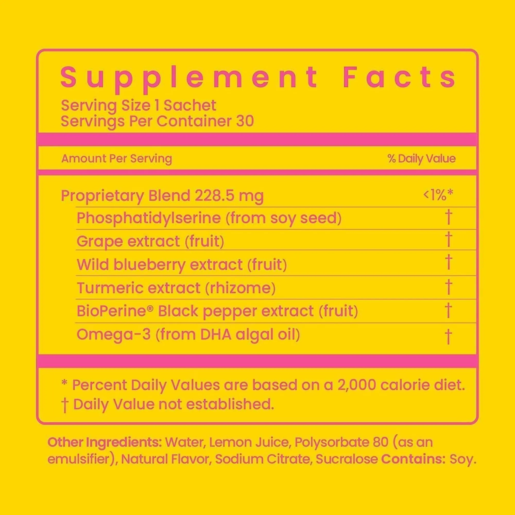 Be Sharp Omega 3 Brain Boost