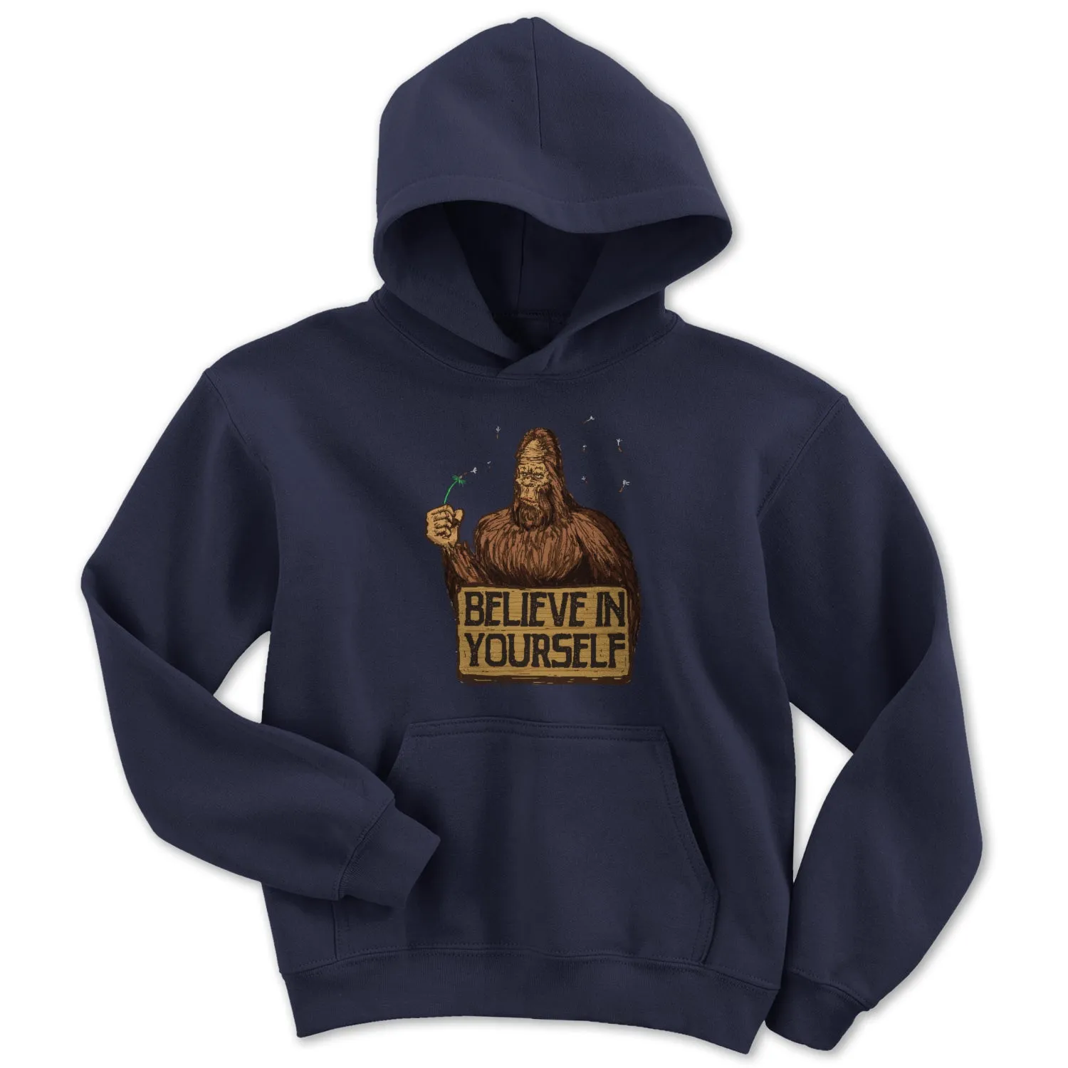 Believe in Yourself Bigfoot Youth Hoodie