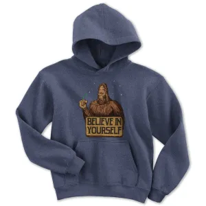 Believe in Yourself Bigfoot Youth Hoodie