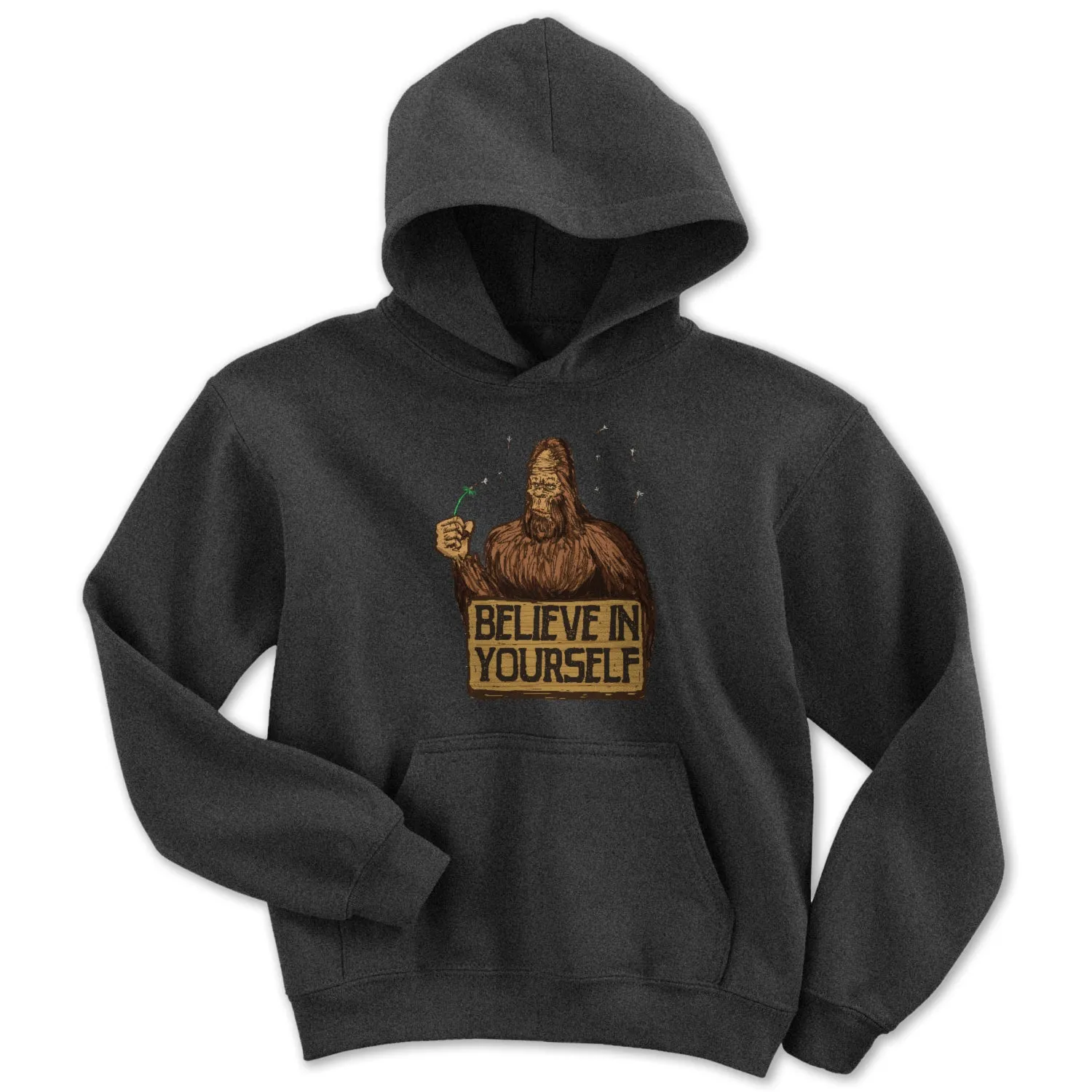 Believe in Yourself Bigfoot Youth Hoodie