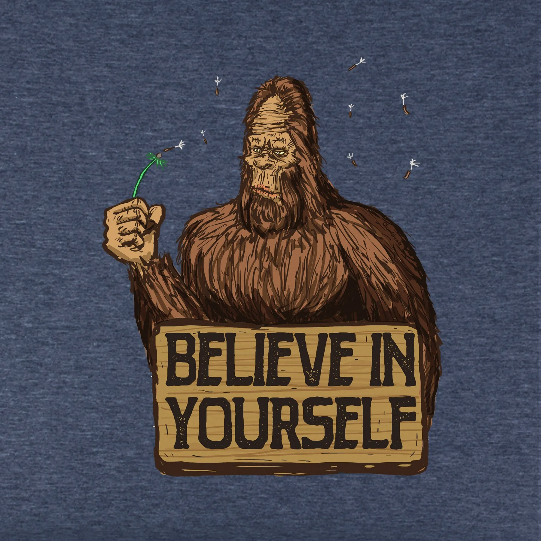 Believe in Yourself Bigfoot Youth Hoodie