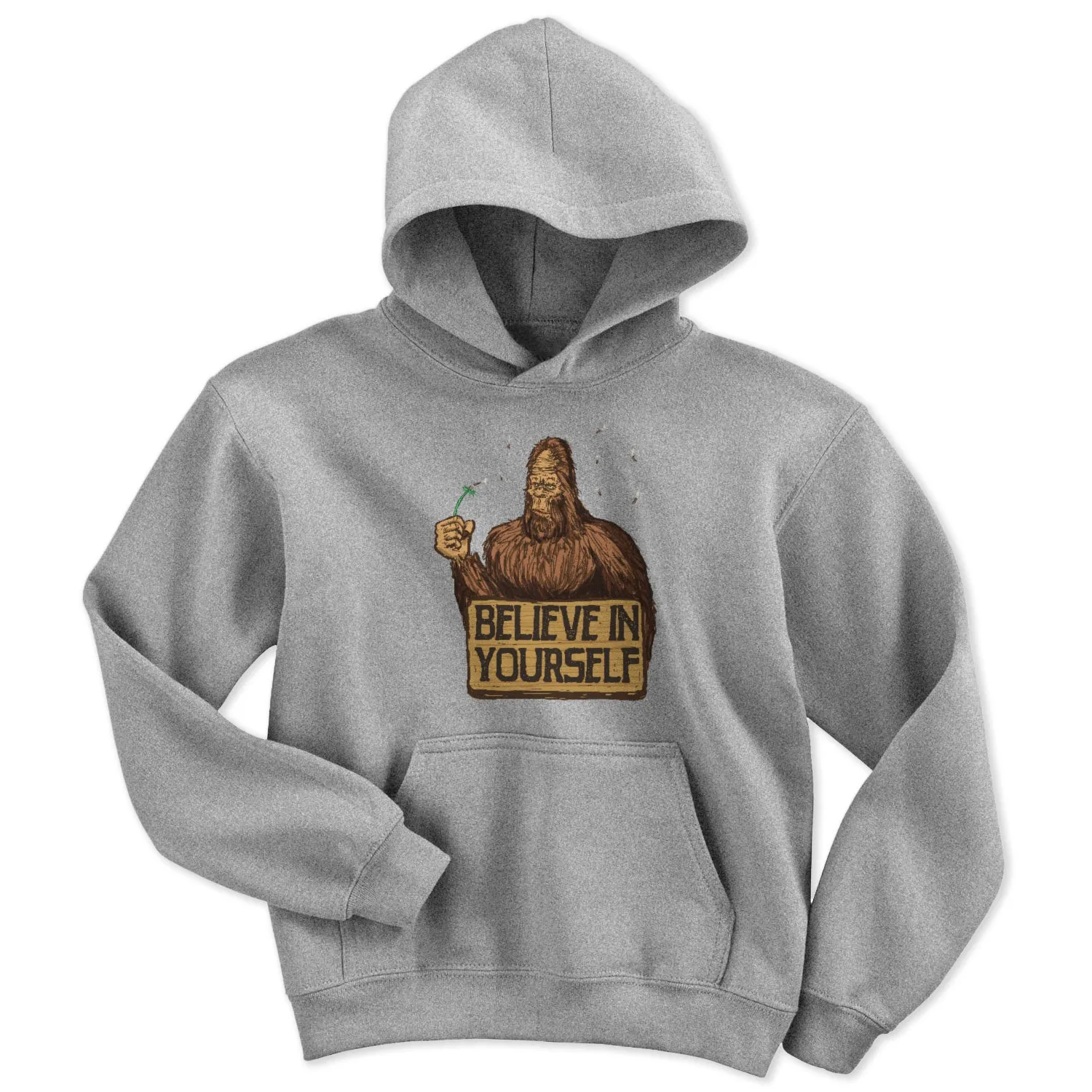 Believe in Yourself Bigfoot Youth Hoodie