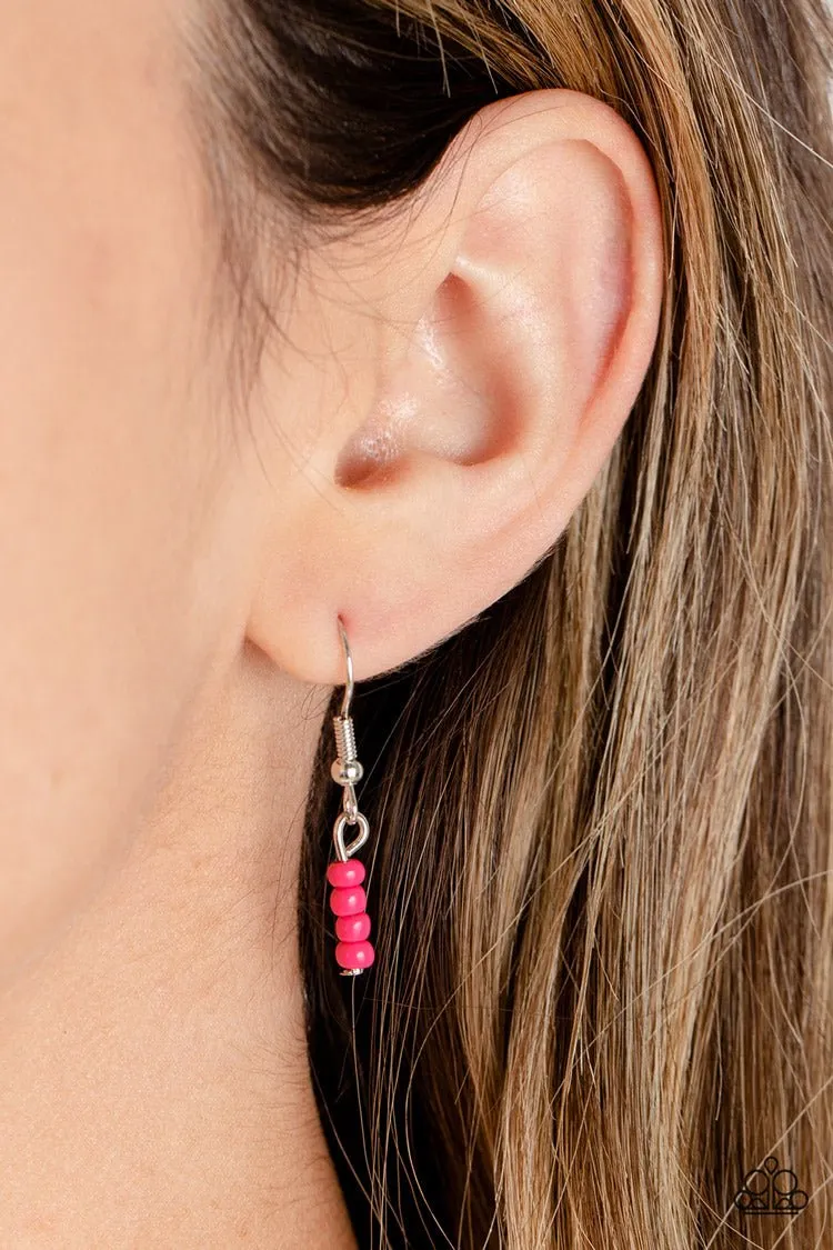 Bewitching Beading - Pink Necklace - Paparazzi Accessories