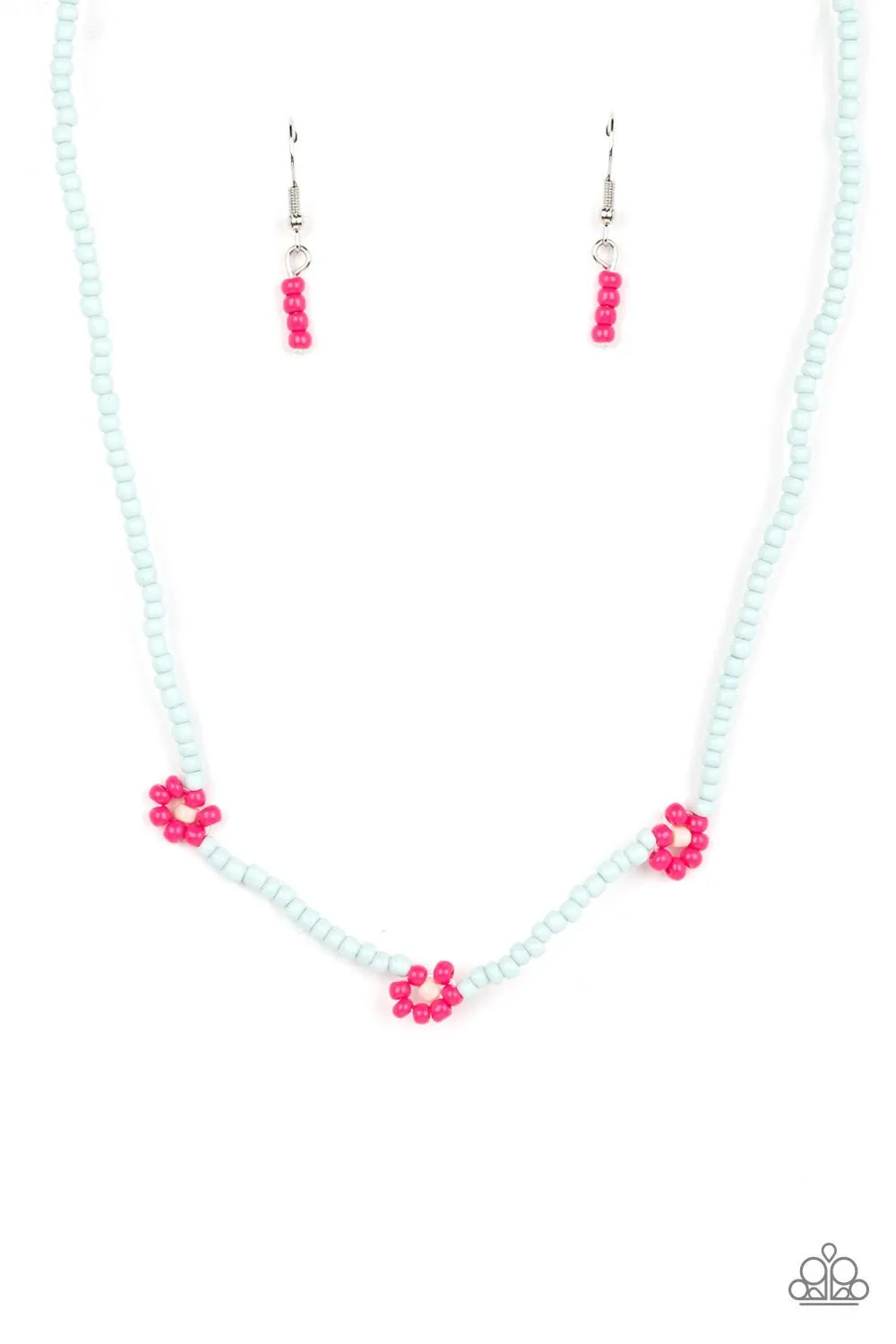 Bewitching Beading - Pink Necklace - Paparazzi Accessories