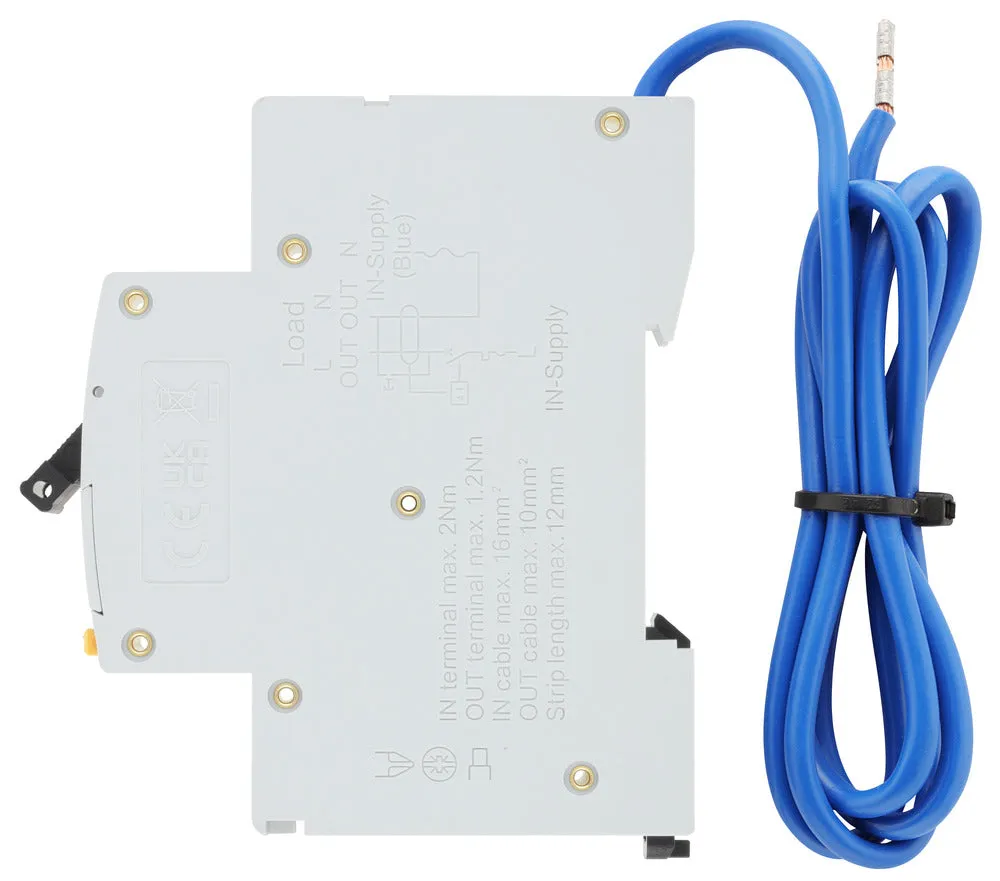 BG CUCRB6A 6A SP 1 Module B Curve 6kA 30mA Type A Compact RCBO
