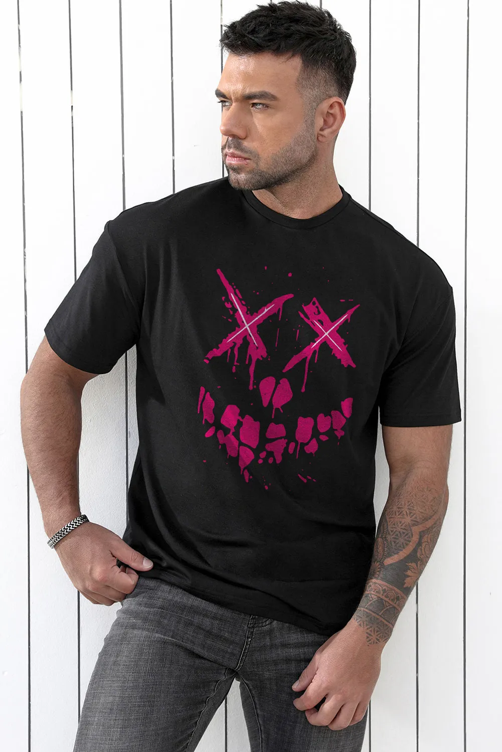 Black Deadshot Suicide Squad T Shirt for Men