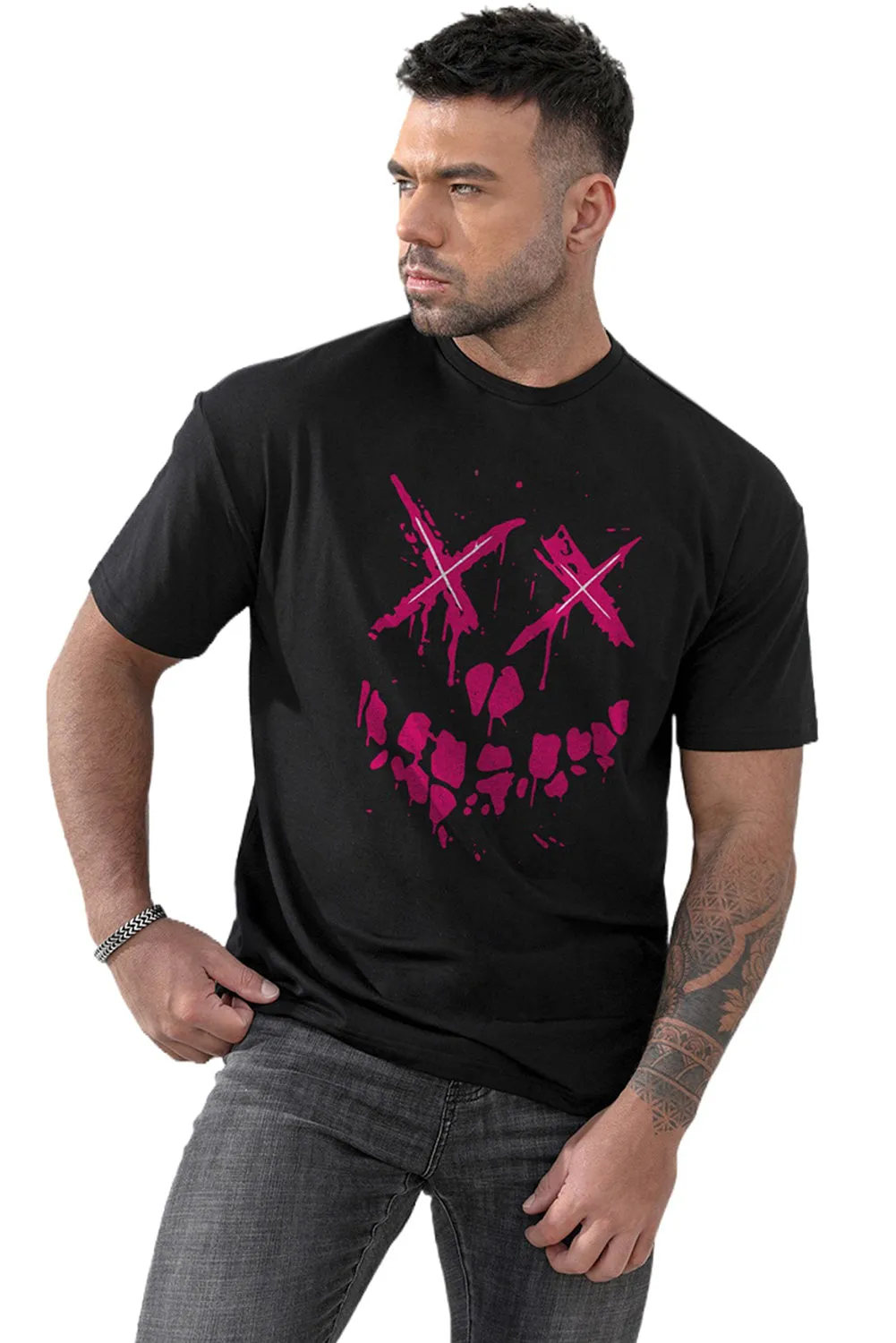 Black Deadshot Suicide Squad T Shirt for Men