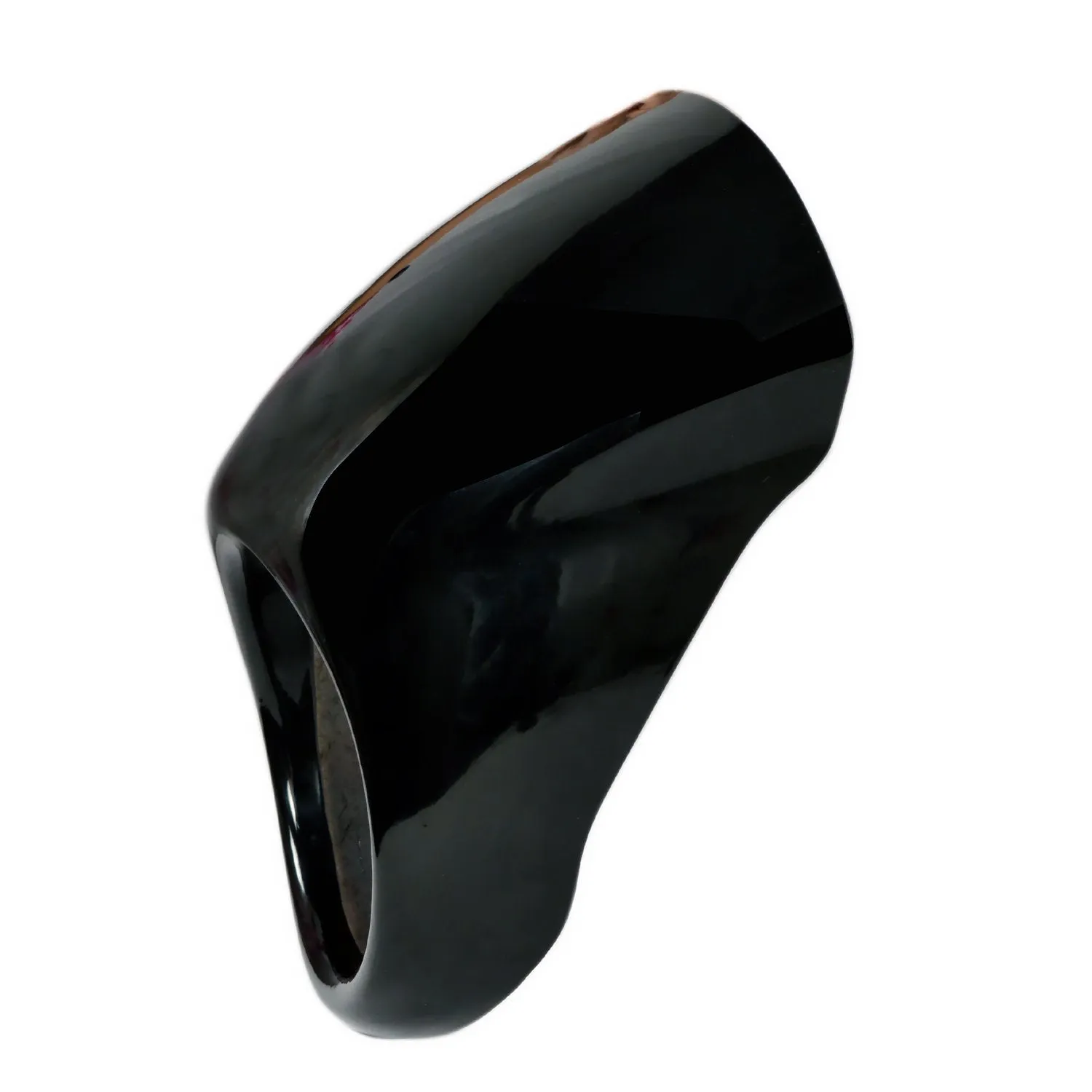 Black Plastic Headlight Front Visor For Bajaj Avenger