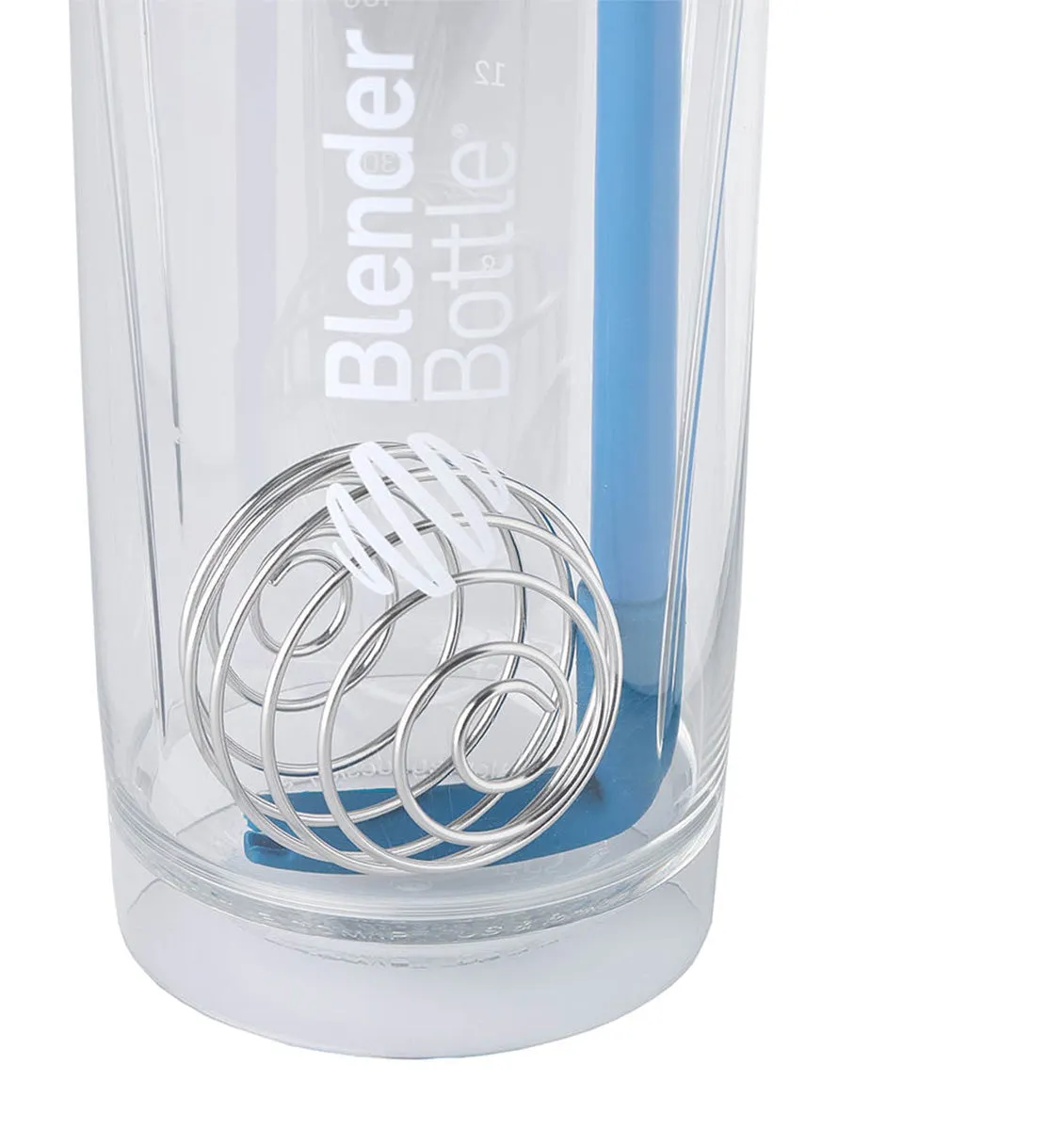 BlenderBottle Shaker Bottle Straws (2 Pack) - Black/Blue