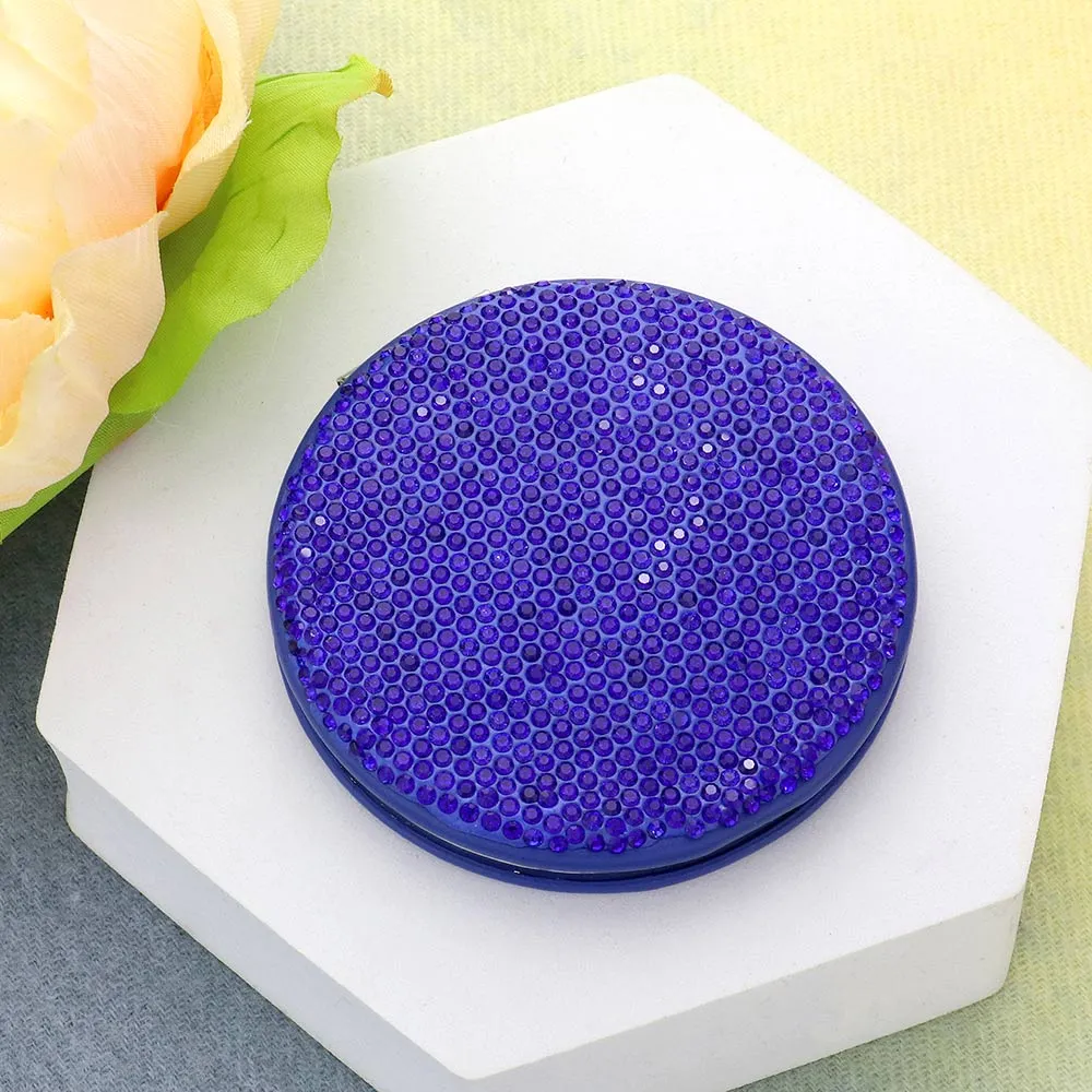 Bling Round Compact Mirror | Bling Products | Bling Mirror | Rhinestone Compact Mirror | CMMMR