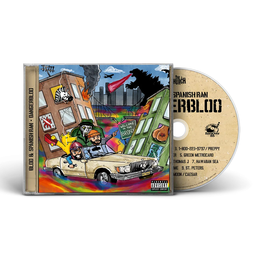 Bloo Azul x Spanish Ran - Danger Bloo (Jewel Case CD) (Glass Mastered CD) (VERY LIMITED) (PART 1 OF DROP)
