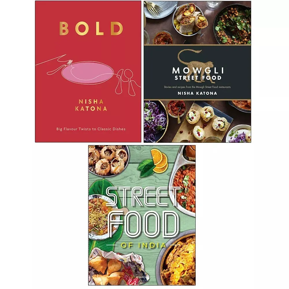 Bold Nisha Katona (HB), Mowgli Street Food,Fresh Easy Indian Street Food 3 Books Set