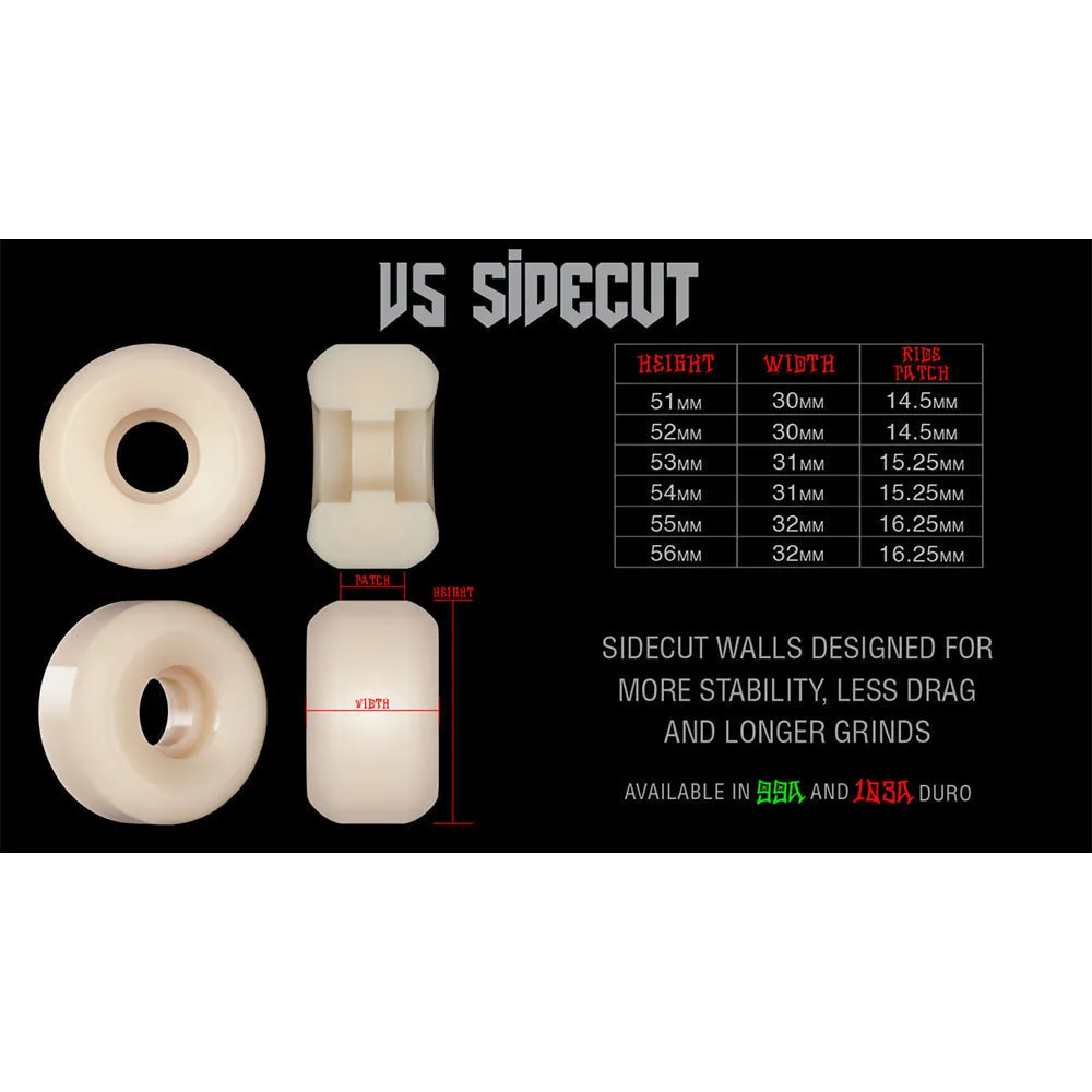 Bones - Enzo Cautela Beerus 53MM 99A V5 Sidecut STF Skateboard Wheels