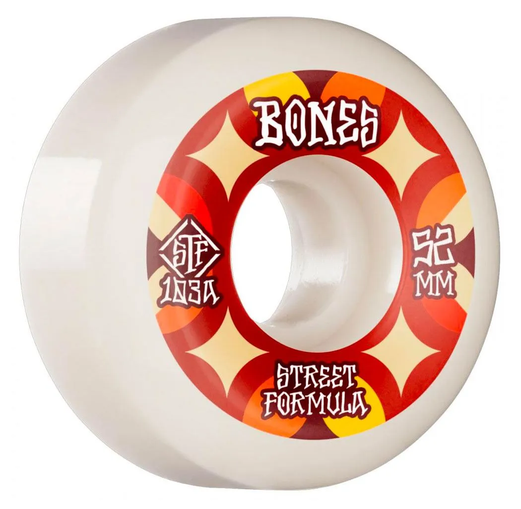 Bones Retros STF 103A V5 Sidecuts Skateboard Wheels -