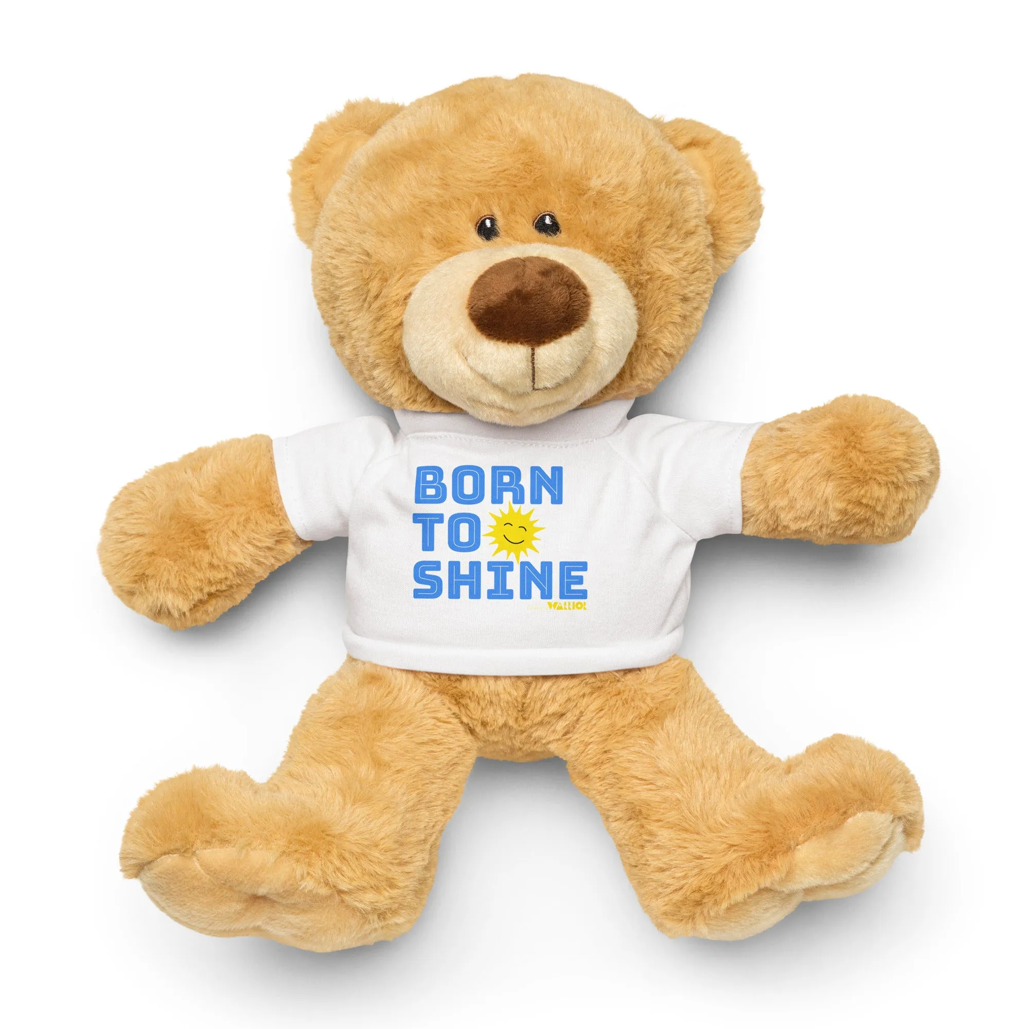 Born to Shine Teddy bear with a t-shirt