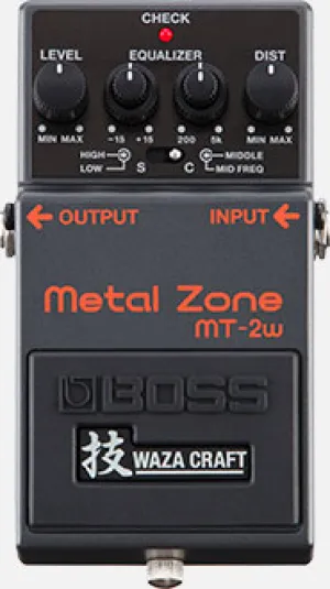 Boss MT-2W Metal Zone WAZA CRAFT Compact Pedal