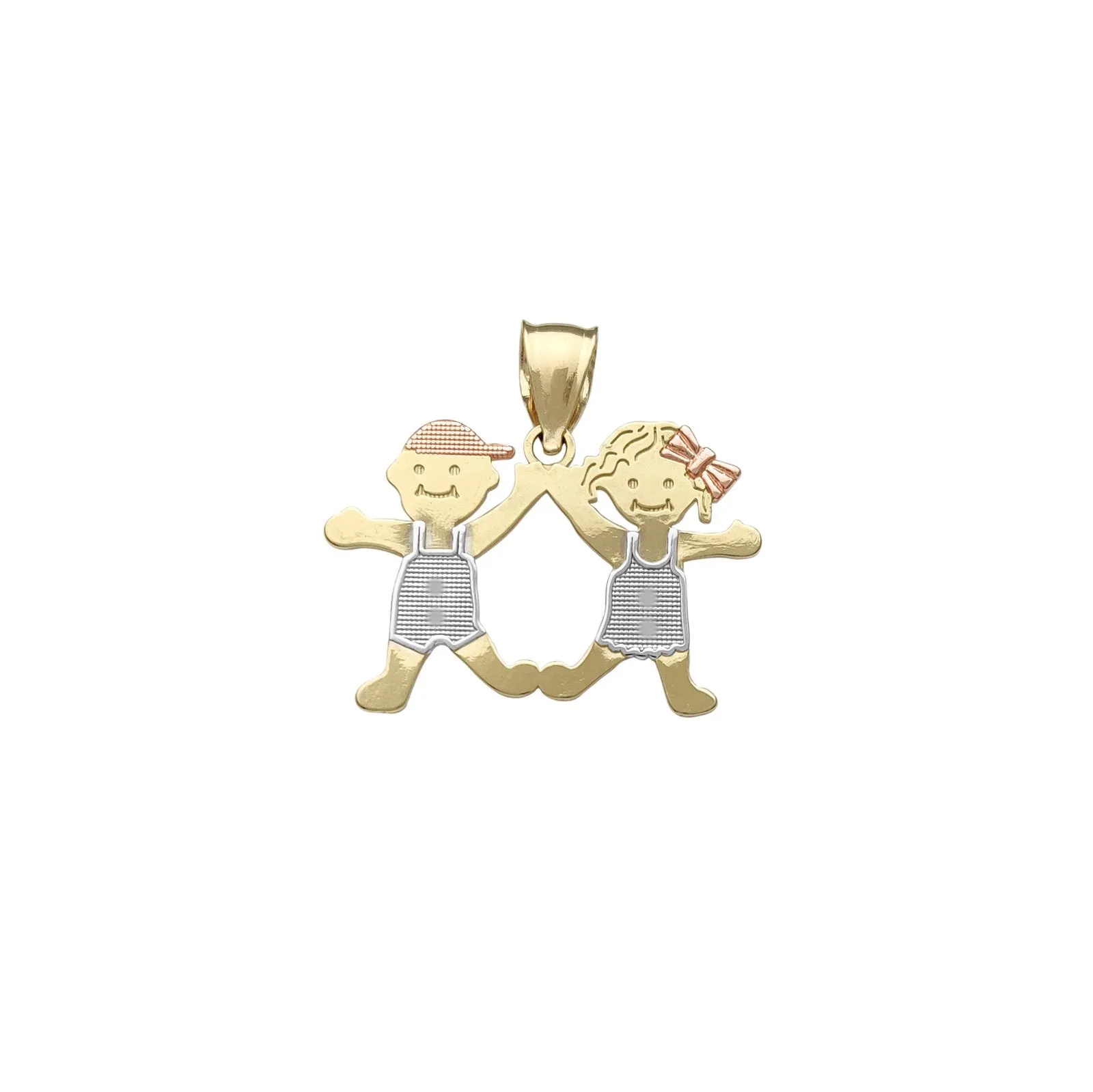 Boy & Girl Pendant (10K)