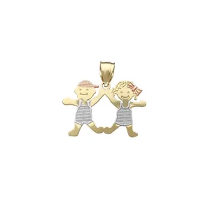 Boy & Girl Pendant (10K)