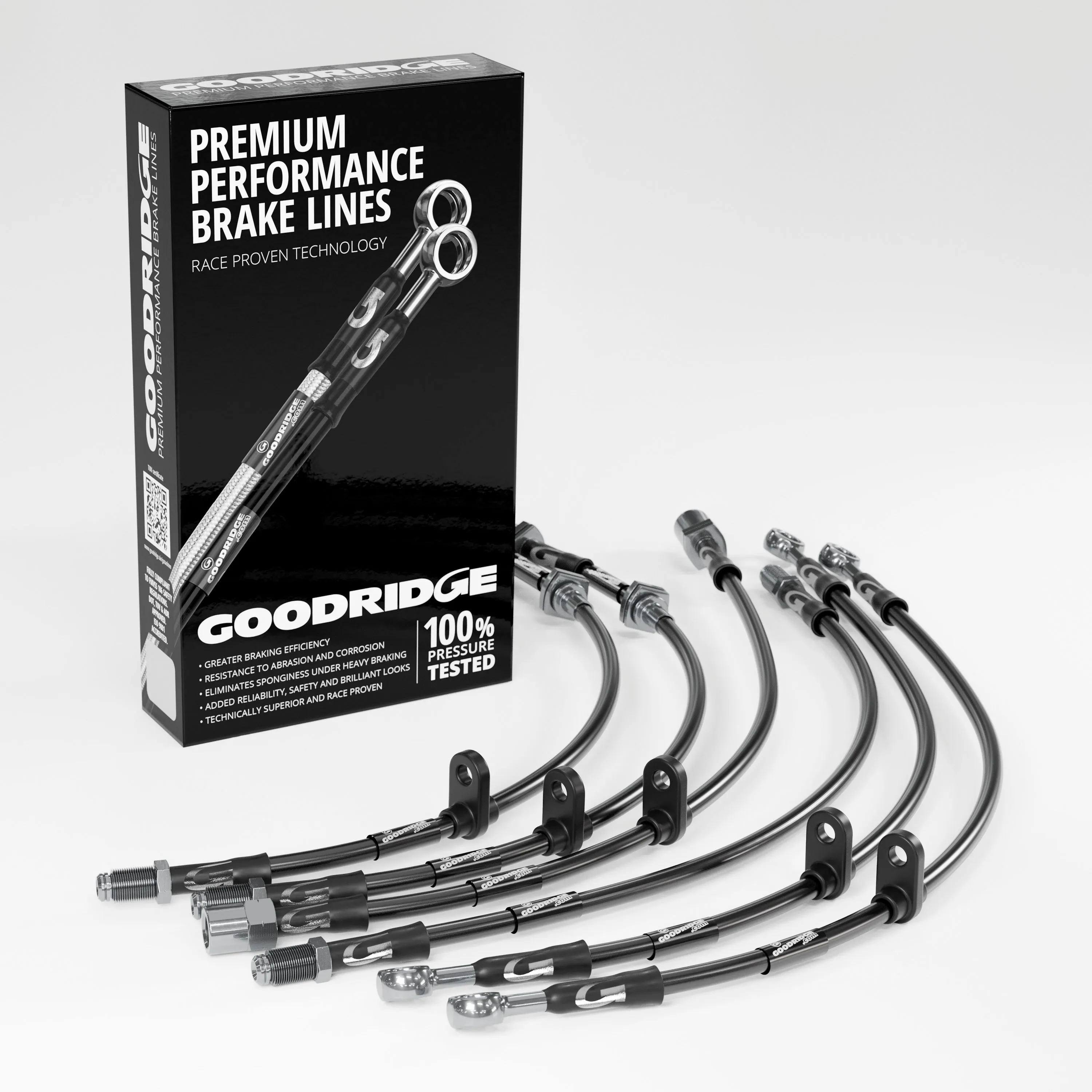 BRAKE HOSE KIT FOR BMW 3 SERIES E36 318TDS COMPACT SE ABS 1999-2001