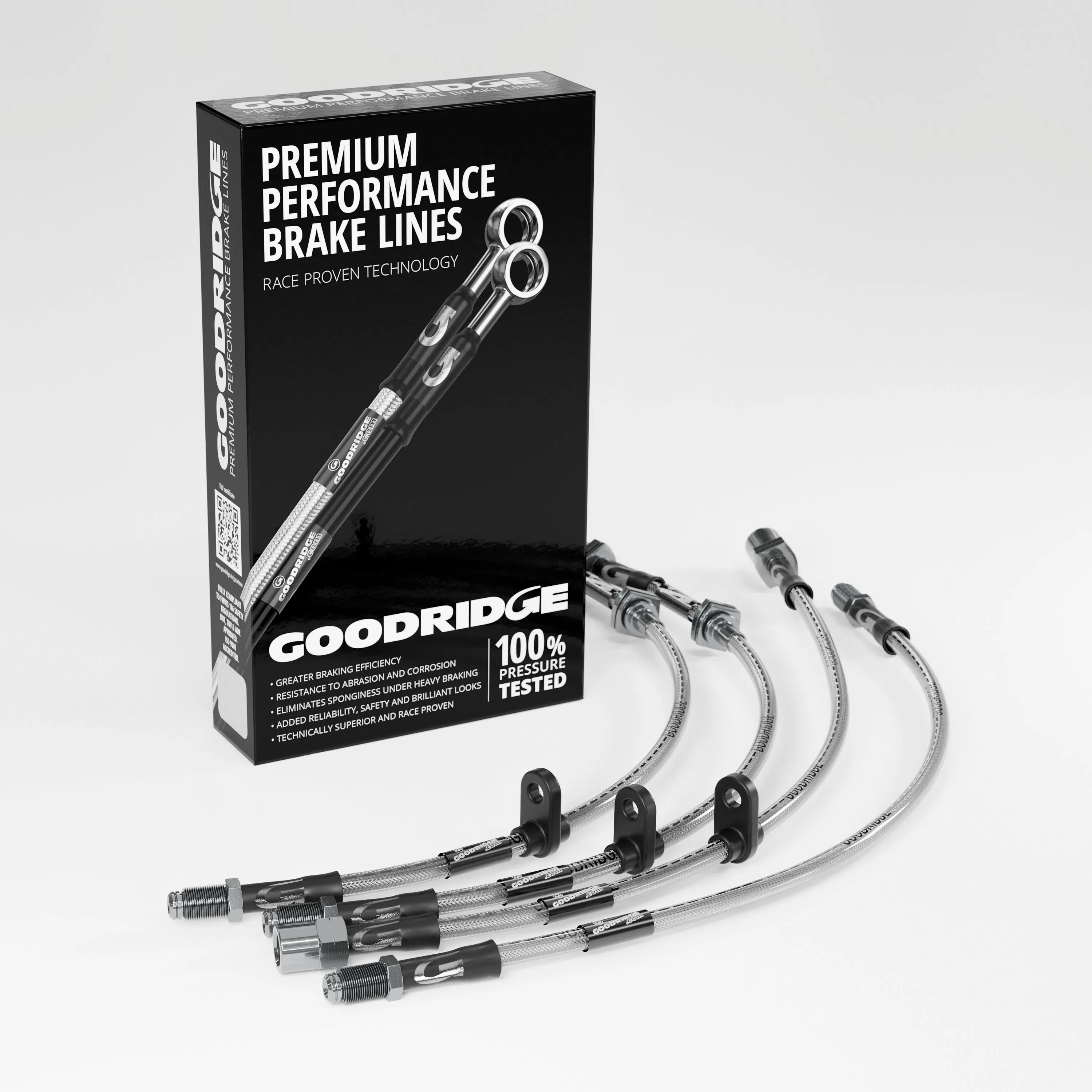BRAKE HOSE KIT FOR BMW 3 SERIES E46 318TI COMPACT SE 2001-