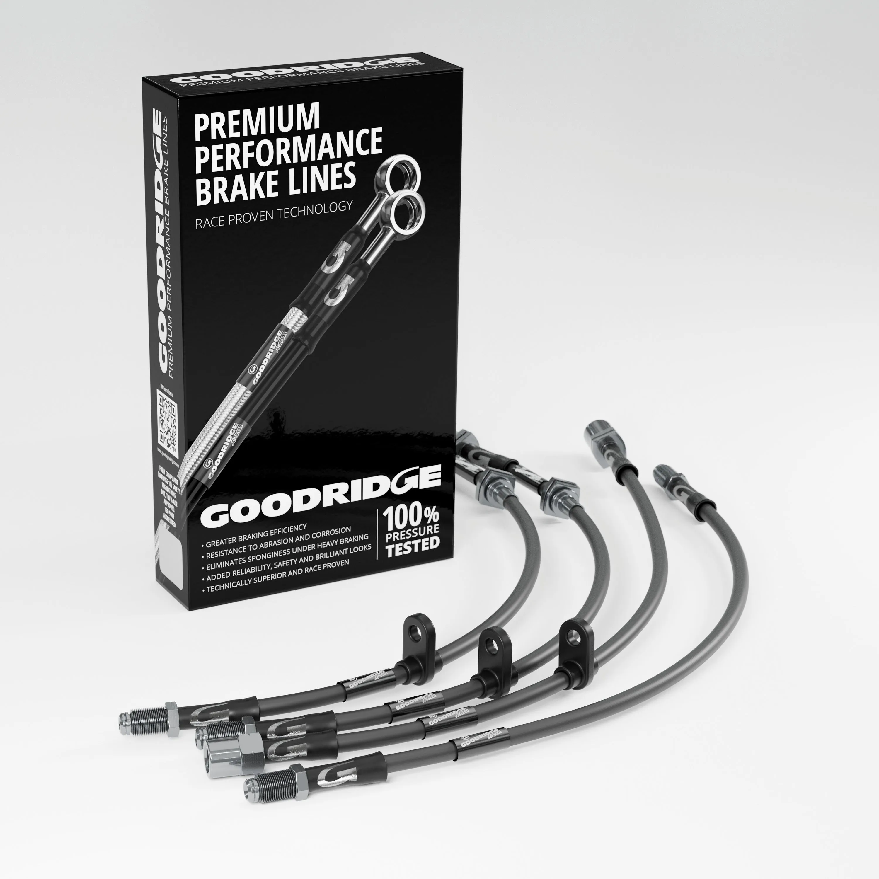 BRAKE HOSE KIT FOR BMW 3 SERIES E46 318TI COMPACT SE 2001-