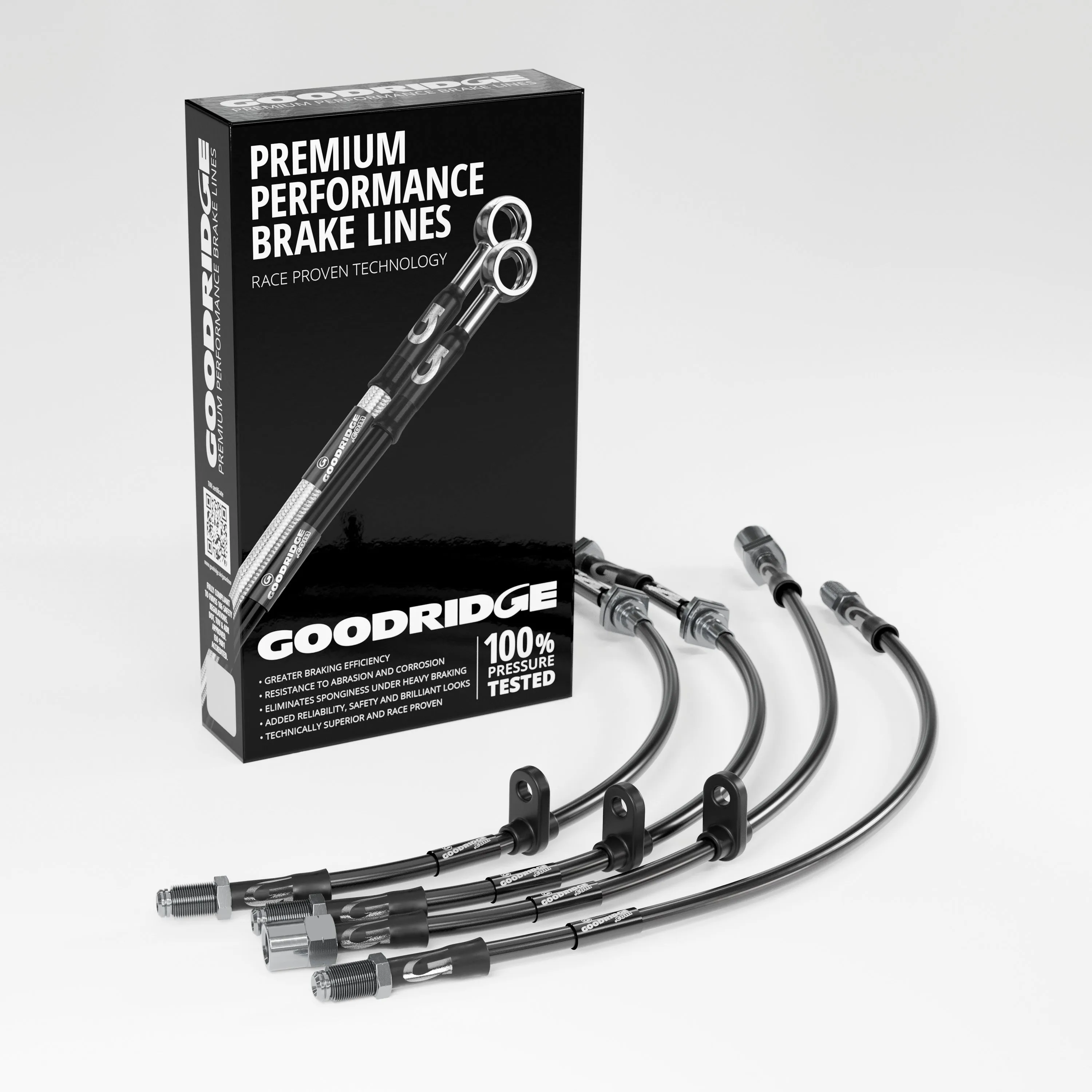BRAKE HOSE KIT FOR BMW 3 SERIES E46 318TI COMPACT SE 2001-
