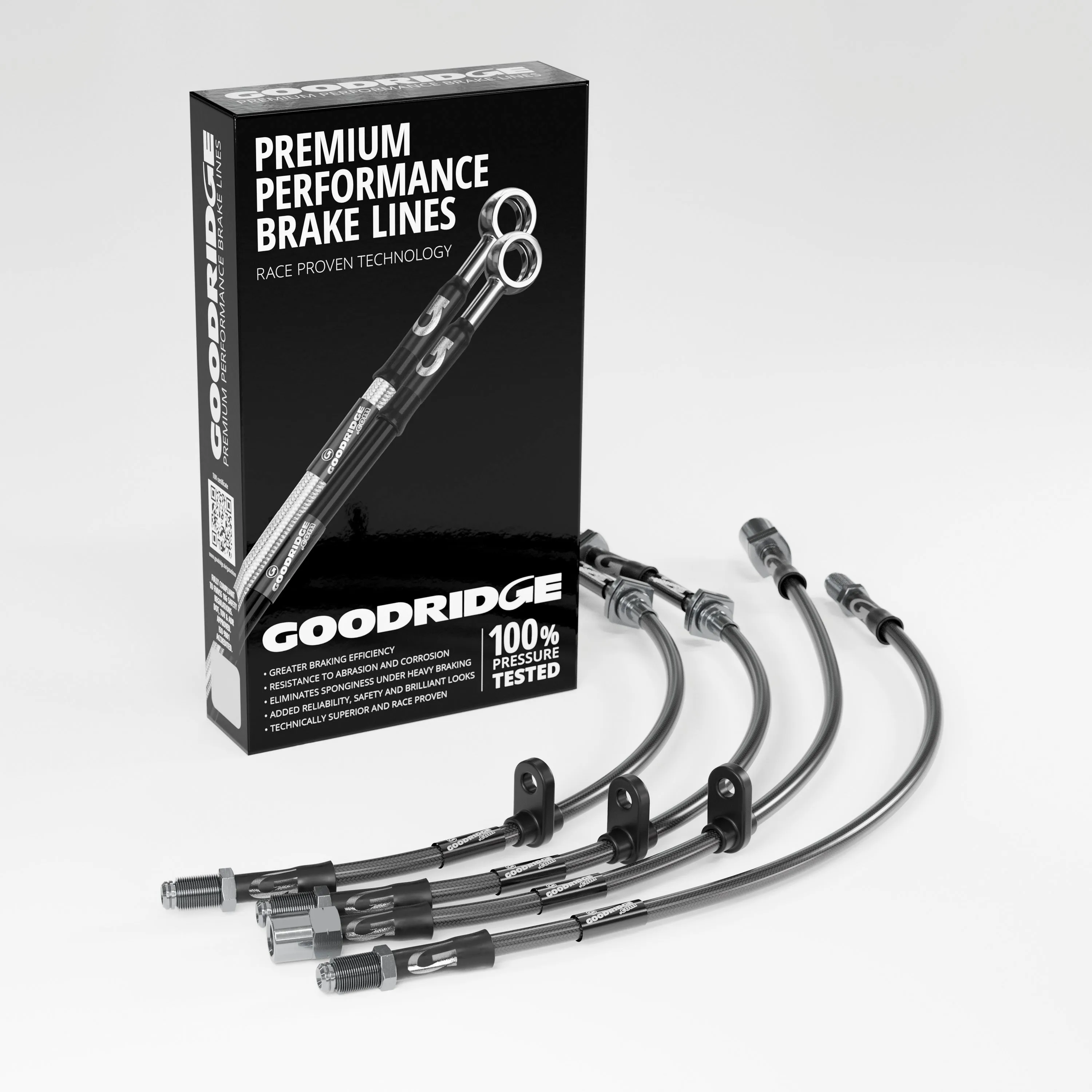BRAKE HOSE KIT FOR BMW 3 SERIES E46 318TI COMPACT SE 2001-