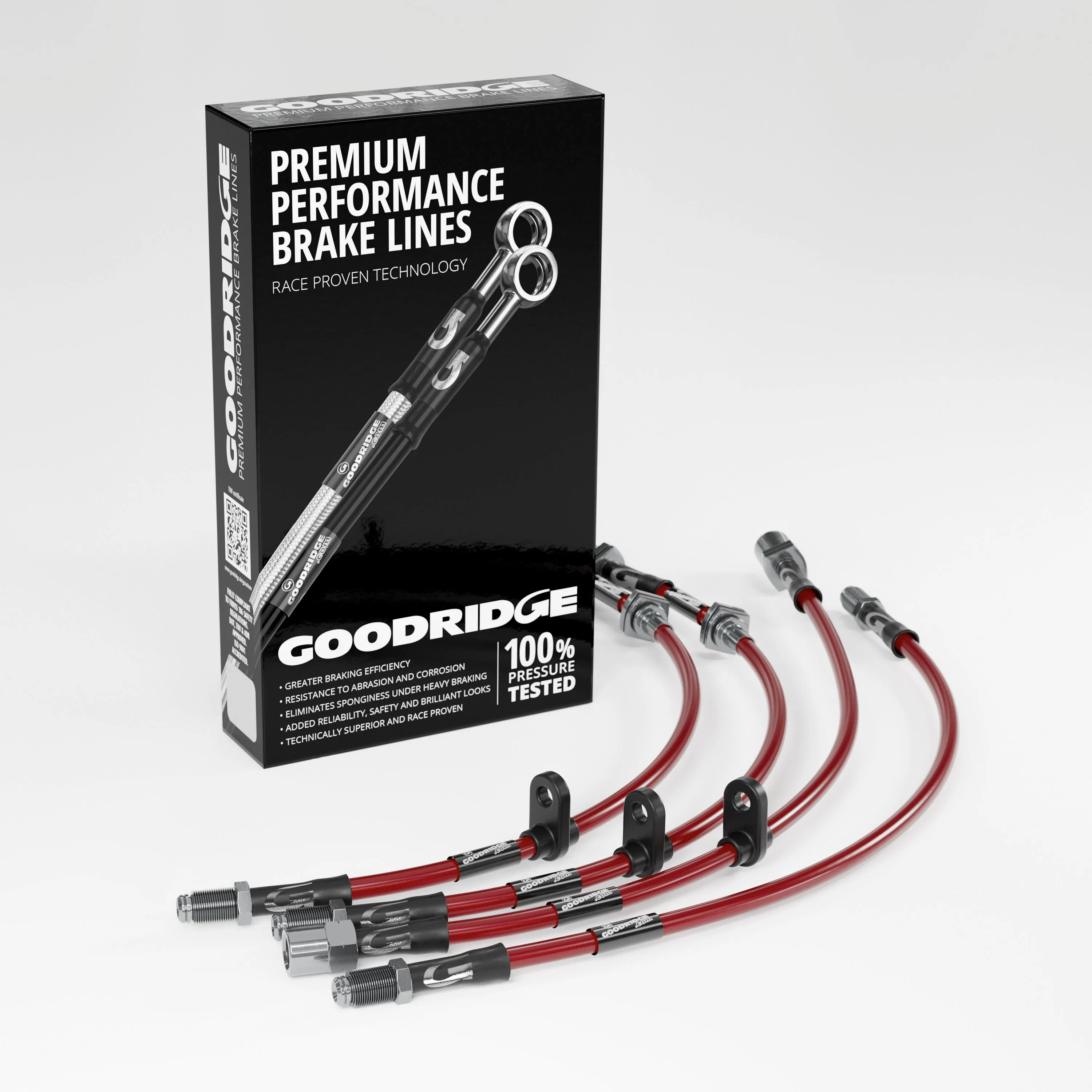BRAKE HOSE KIT FOR BMW 3 SERIES E46 318TI COMPACT SE 2001-