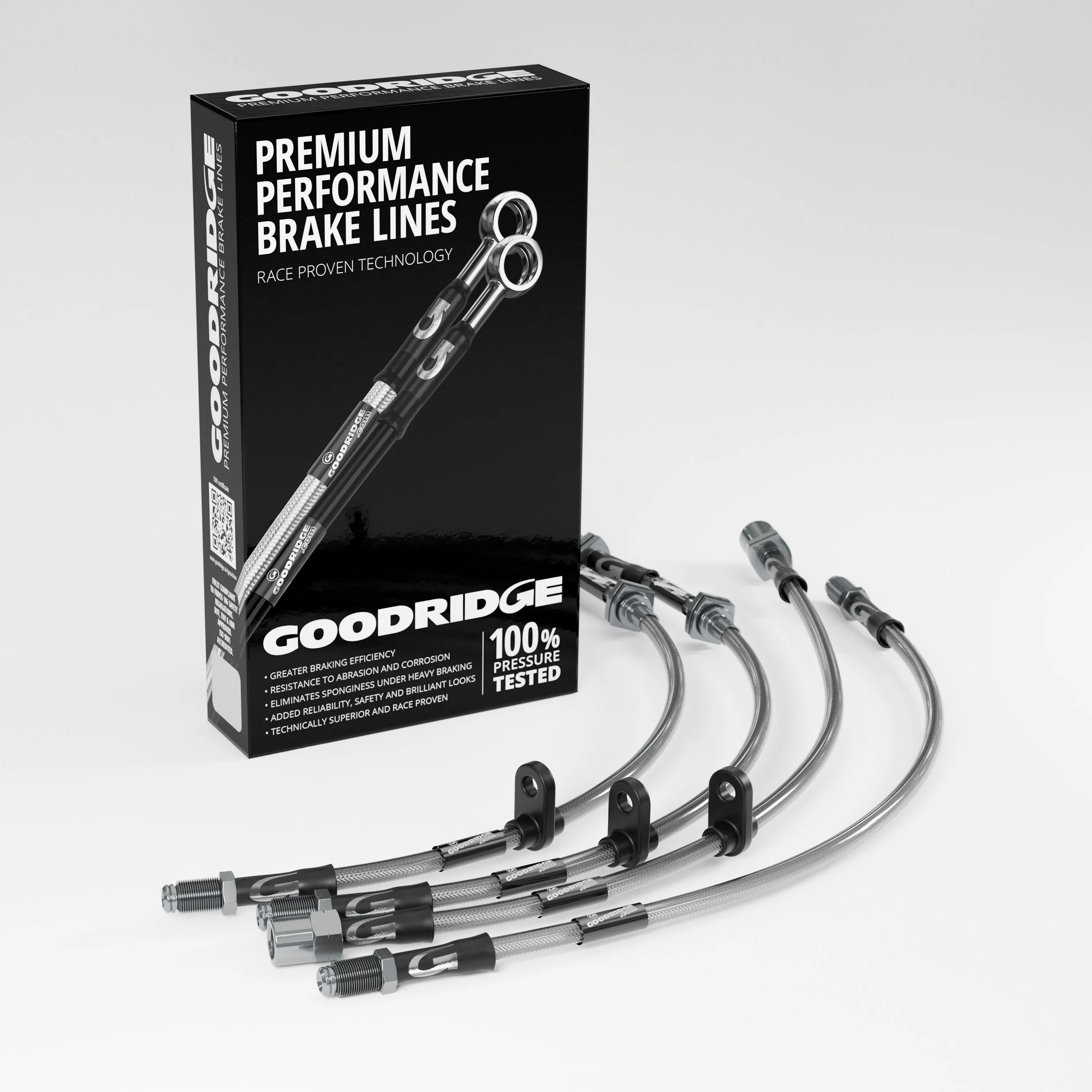 BRAKE HOSE KIT FOR BMW 3 SERIES E46 318TI COMPACT SE 2001-