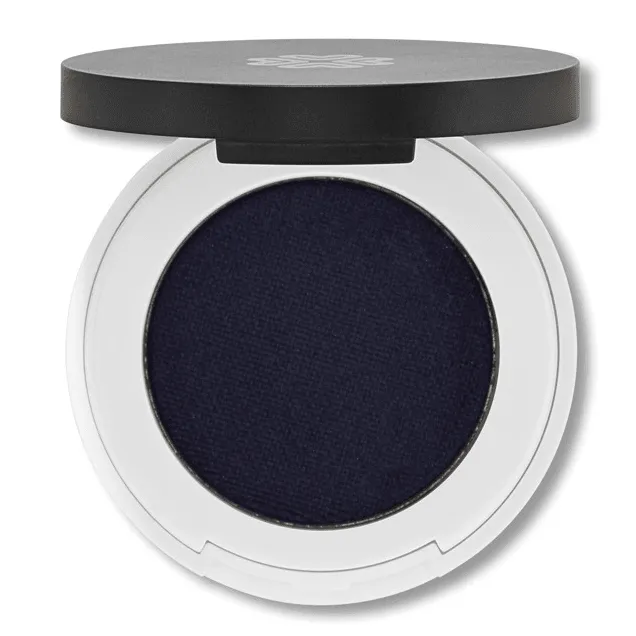 Brand new Lily Lolo Pressed Eye Shadow Matte, deep navy denim. Vegan Friendly, Gluten Free. Retail $18 