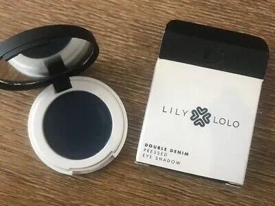 Brand new Lily Lolo Pressed Eye Shadow Matte, deep navy denim. Vegan Friendly, Gluten Free. Retail $18 