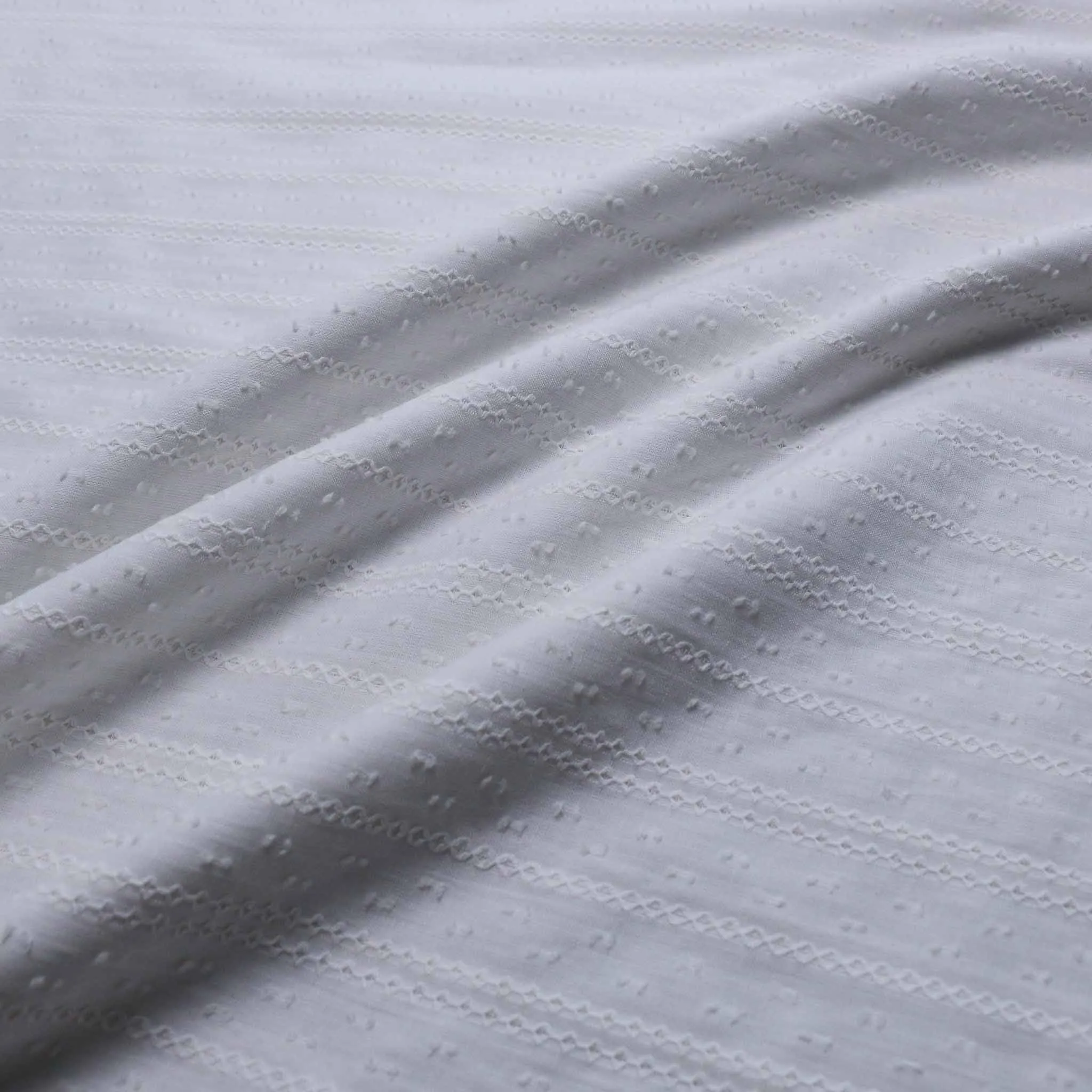 Broad Anglaise Fabric - Black, beige, pink, yellow, mint, blue and off-white