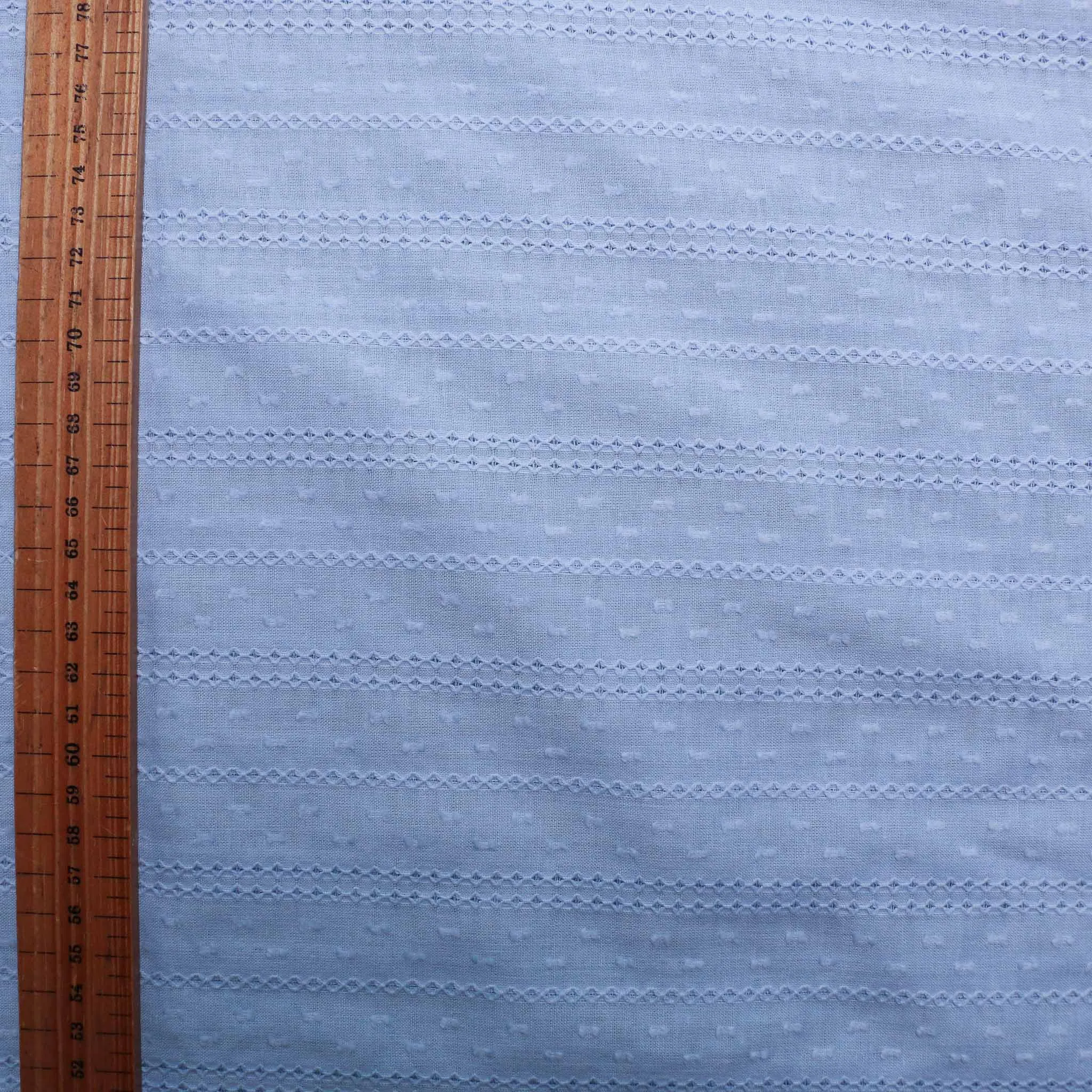 Broad Anglaise Fabric - Black, beige, pink, yellow, mint, blue and off-white