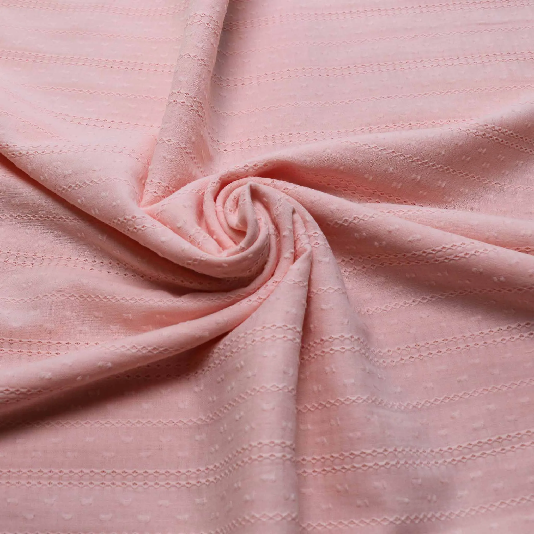 Broad Anglaise Fabric - Black, beige, pink, yellow, mint, blue and off-white
