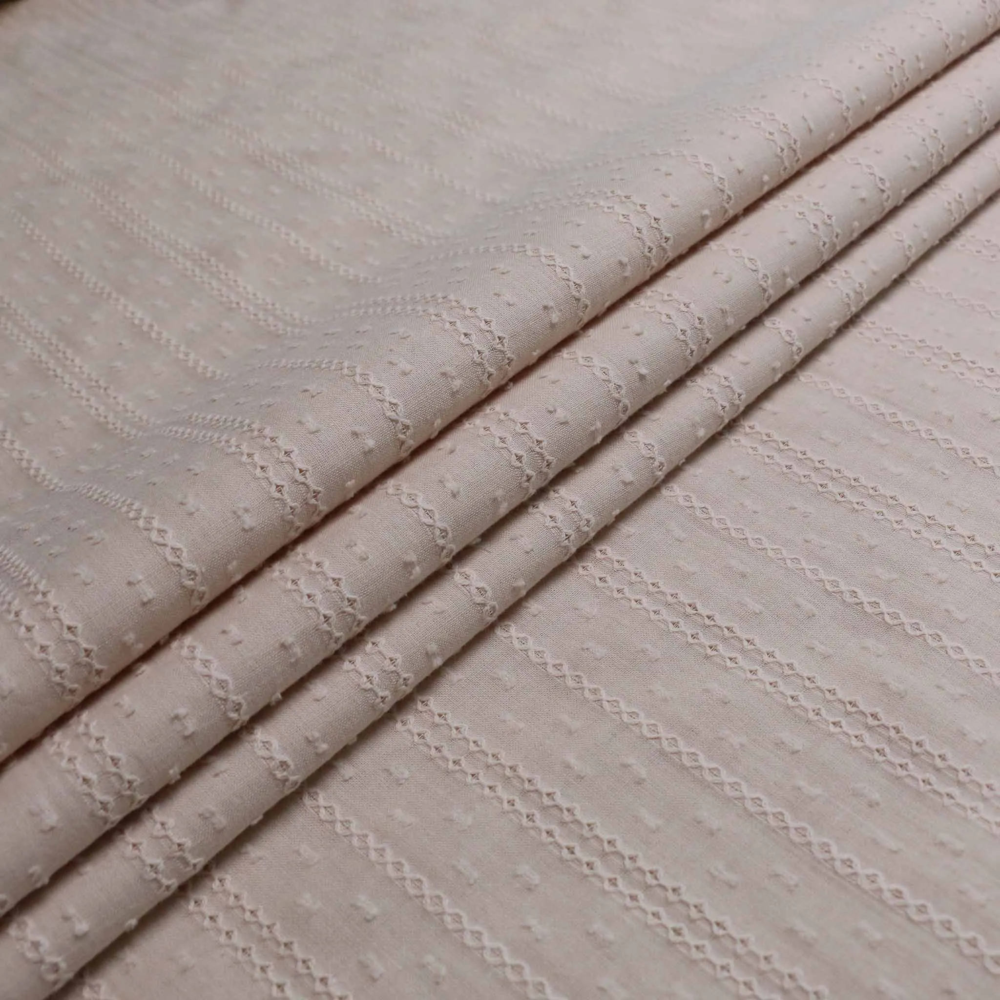 Broad Anglaise Fabric - Black, beige, pink, yellow, mint, blue and off-white