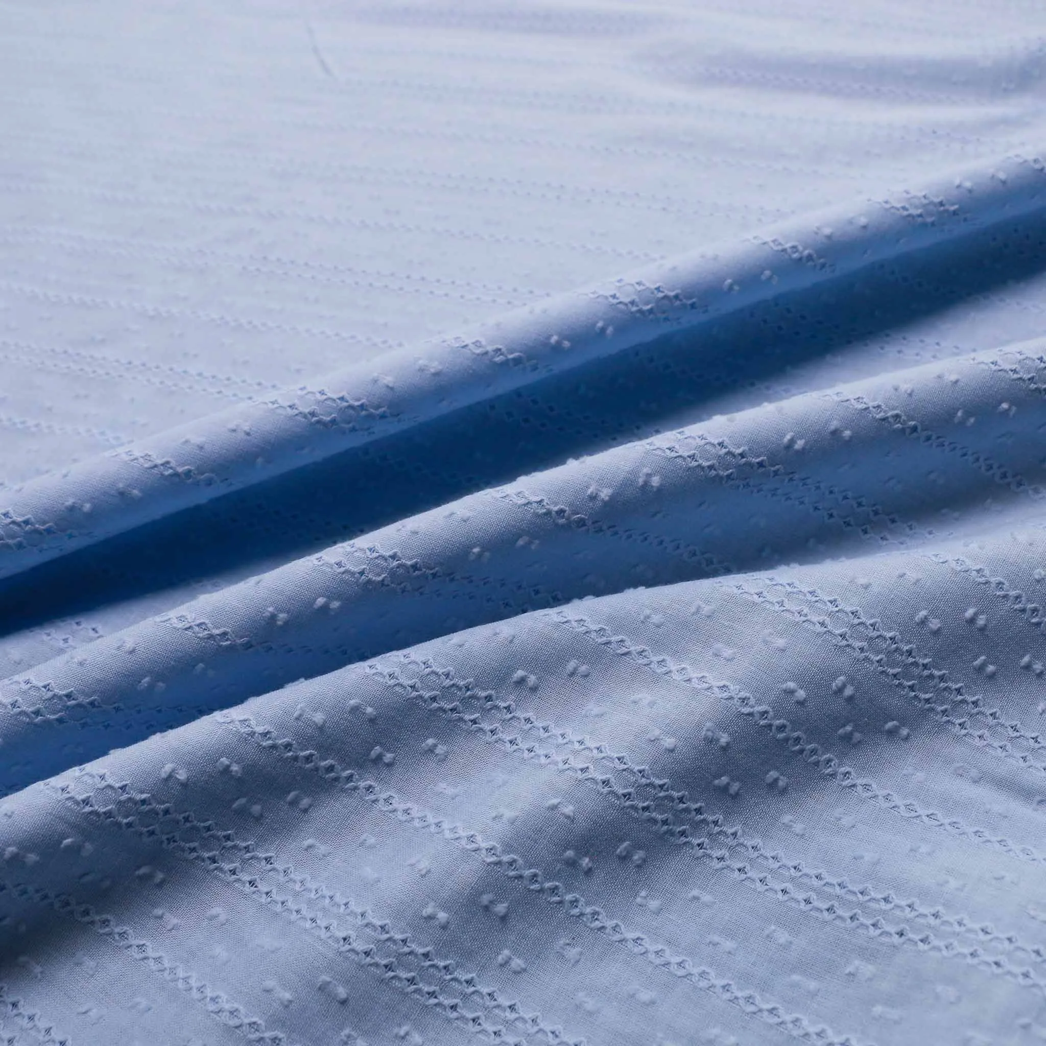 Broad Anglaise Fabric - Black, beige, pink, yellow, mint, blue and off-white