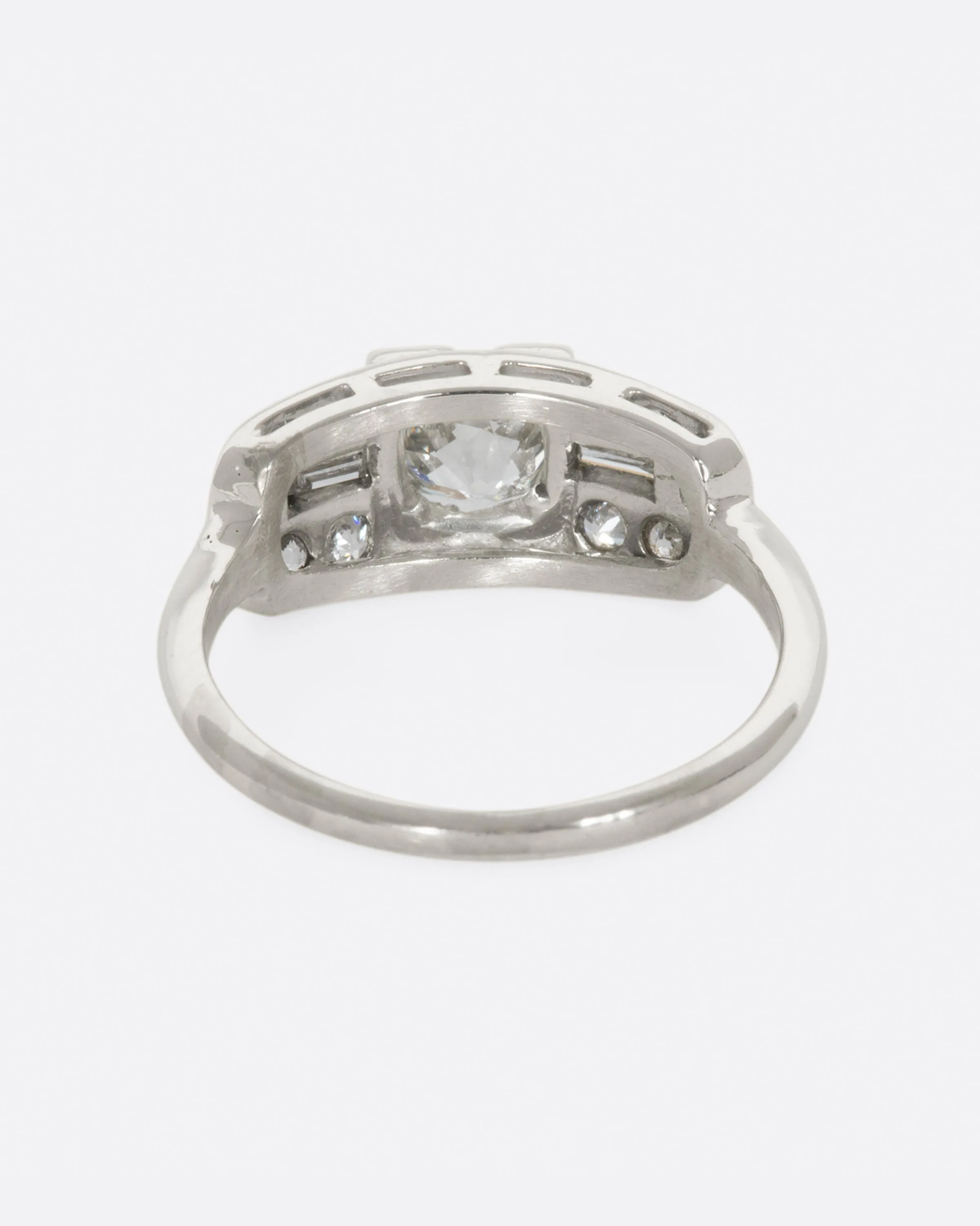 Broad Faced Diamond Ring