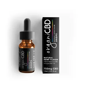 Broad Spectrum CBD Oil Tincture - 750mg 15ml