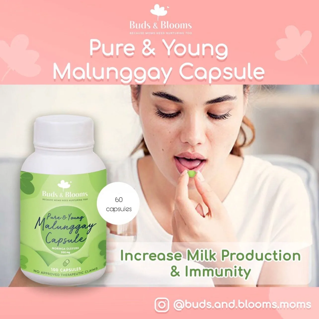Buds & Blooms Pure & Young Malunggay 60s