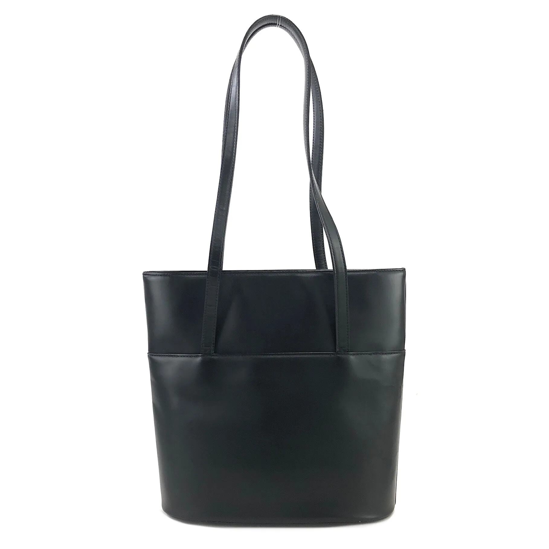 Burberrys Classic check Bucket Totebag Shoulder bag Black Vintage Old njai3y