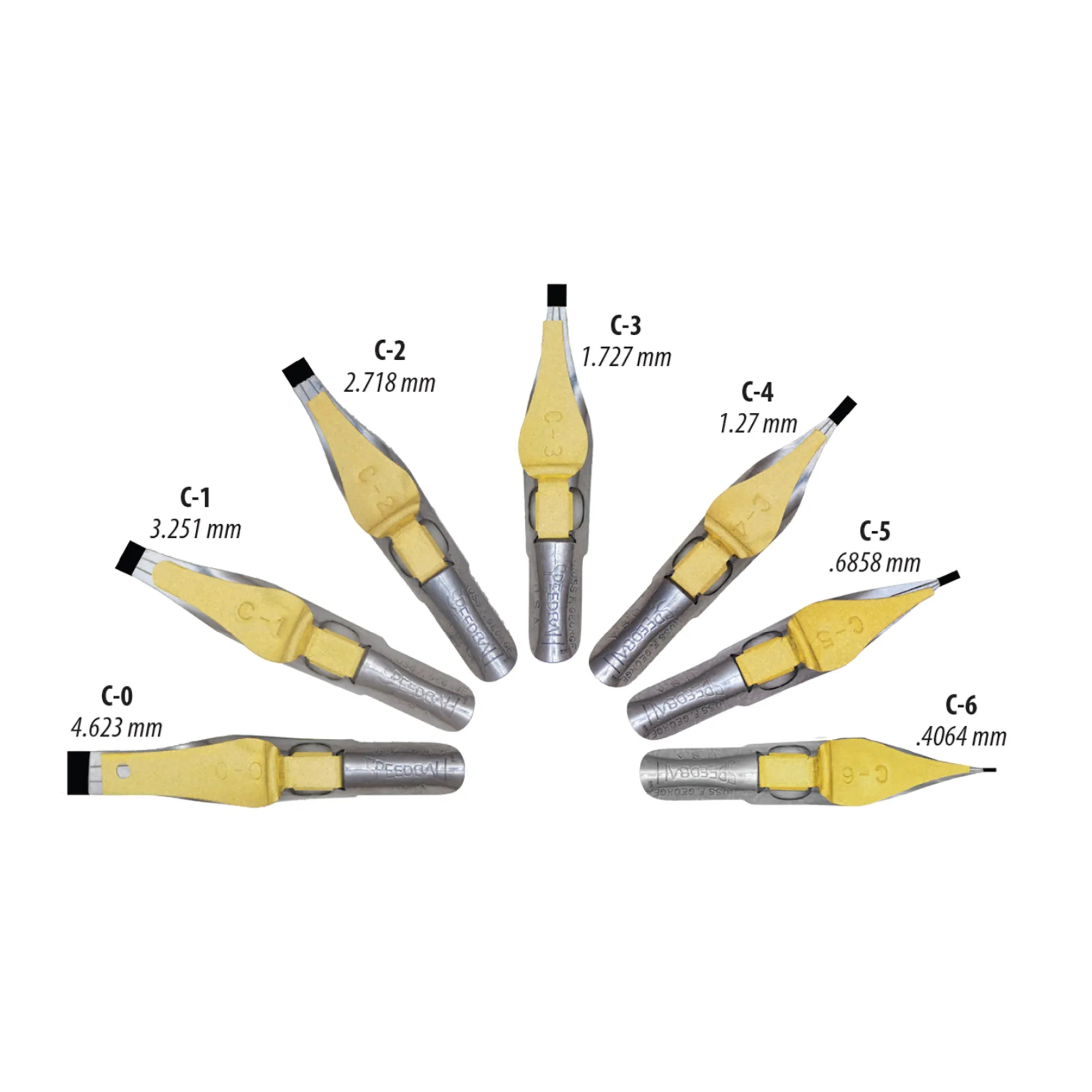 C-Series Broad-Edge nibs