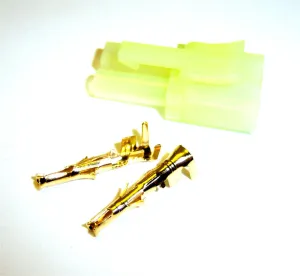 C1009GM1 RC 7.2v Micro Tamiya Set Female Plug Gold 1