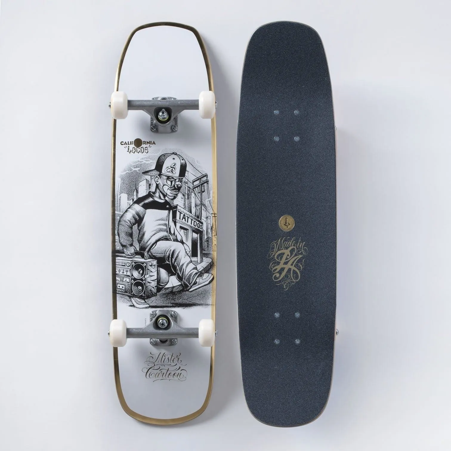 California Locos Street Complete Skateboards Beat Box 8.25"